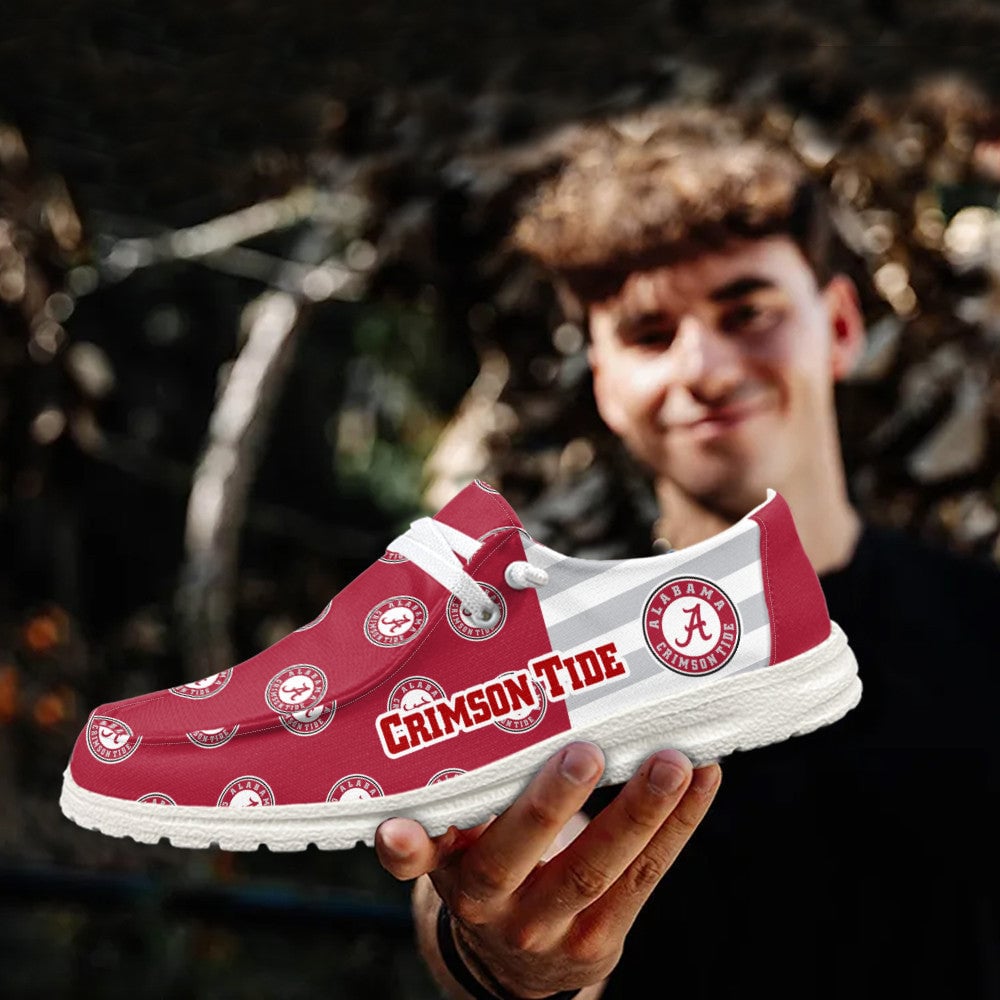 Alabama Crimson Tide Lace Up Loafers 2026