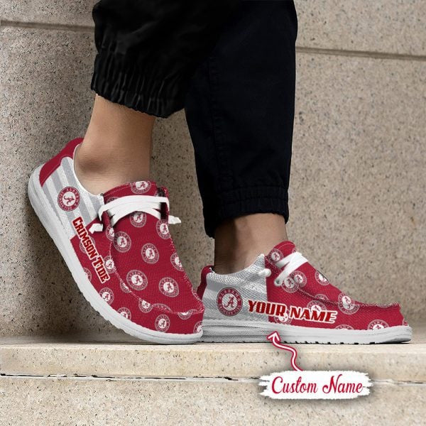 Alabama Crimson Tide Lace Up Loafers 2026