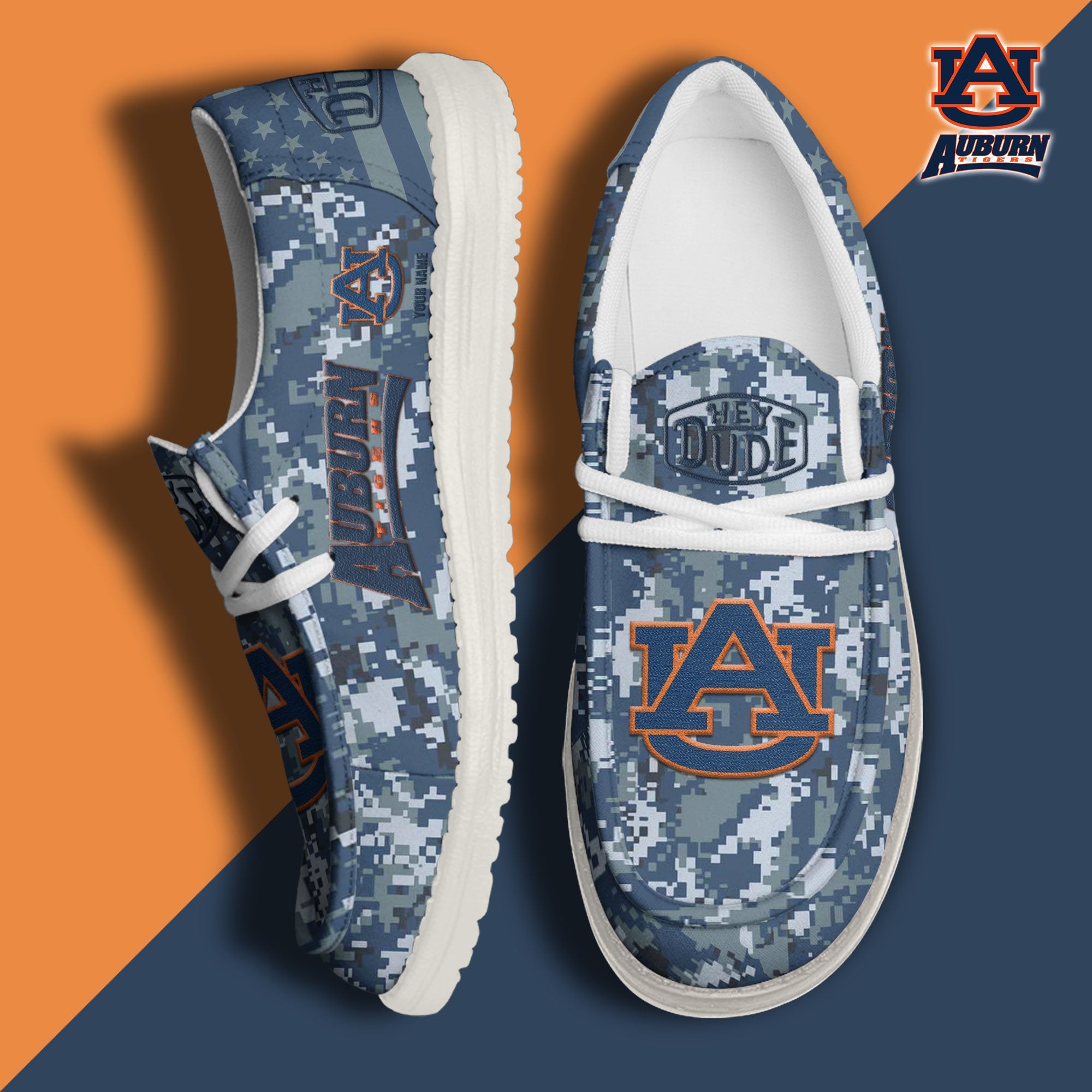 Auburn Tigers Lace Up Loafers 2026