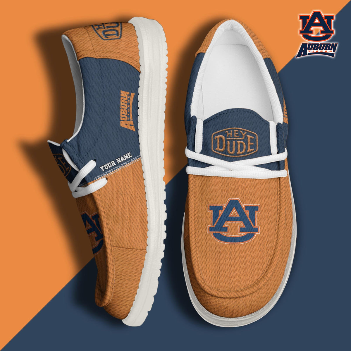 Auburn Tigers Lace Up Loafers 2026