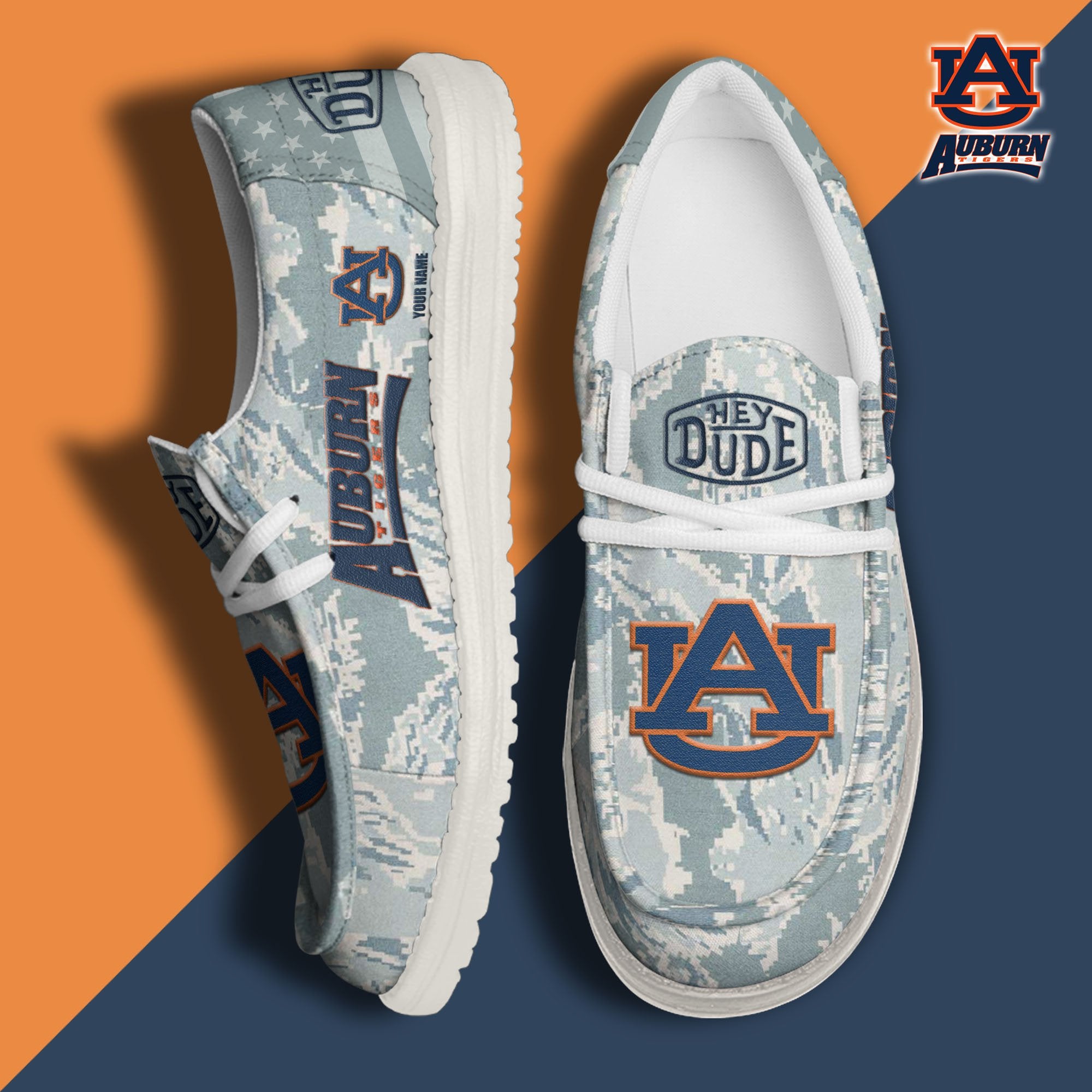 Auburn Tigers Lace Up Loafers 2026