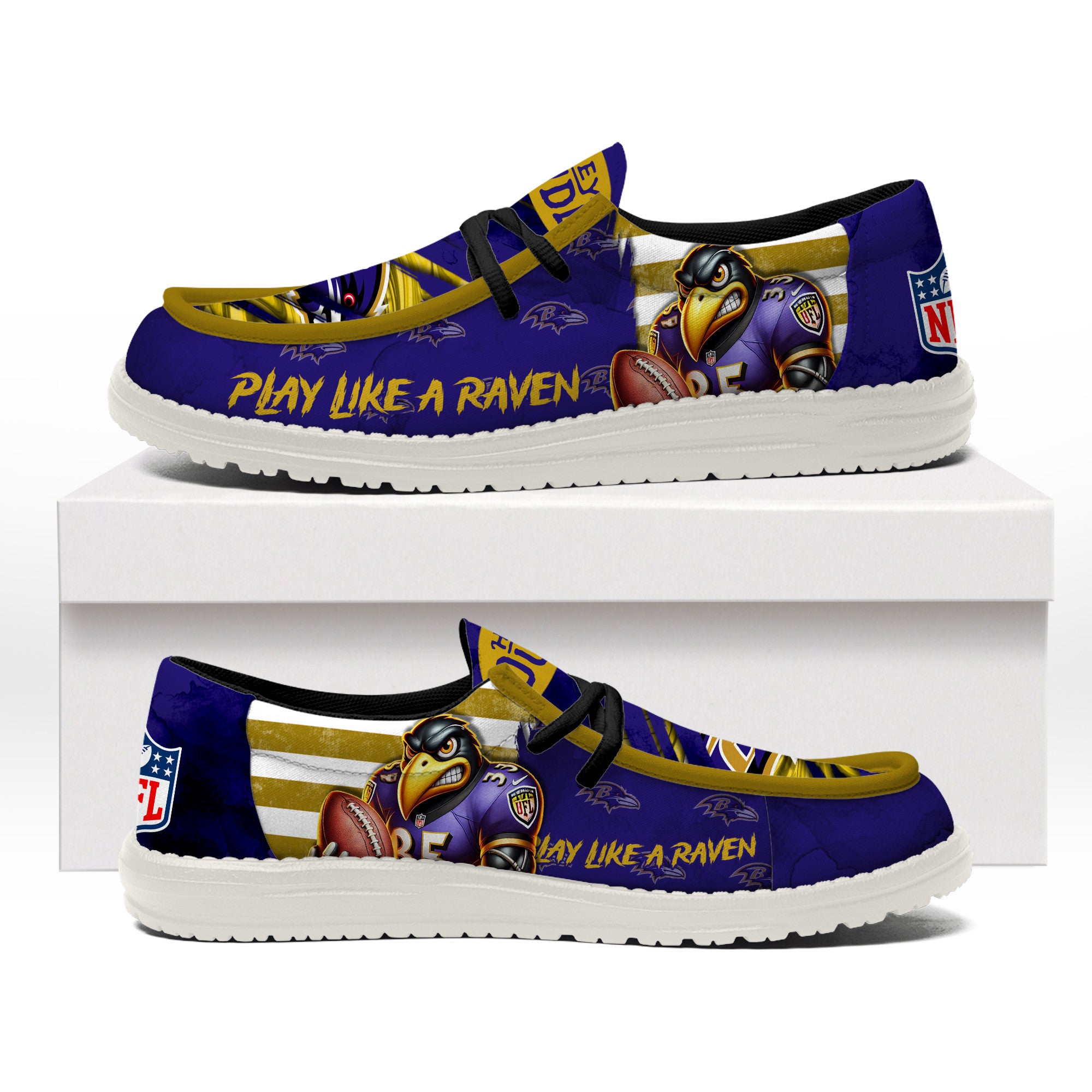 Baltimore Ravens Lace Up Loafers 2026