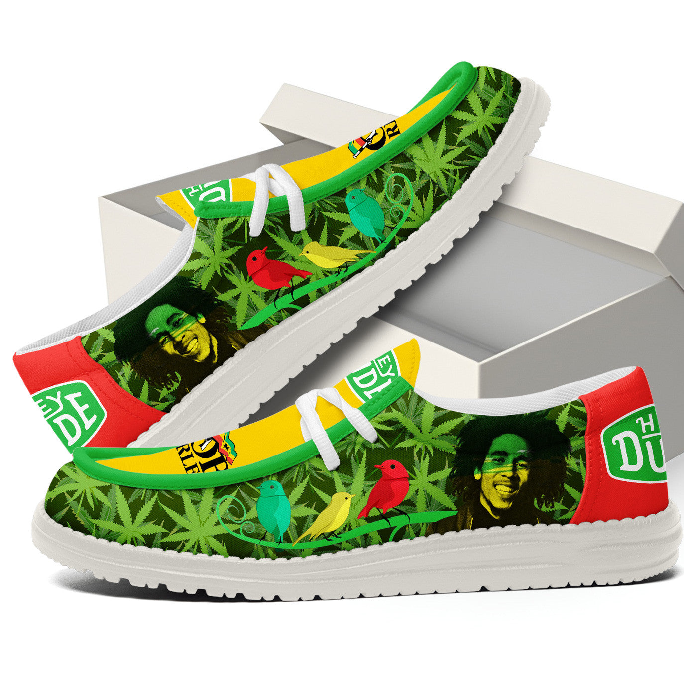 Bob Marley Lace Up Loafers 2026