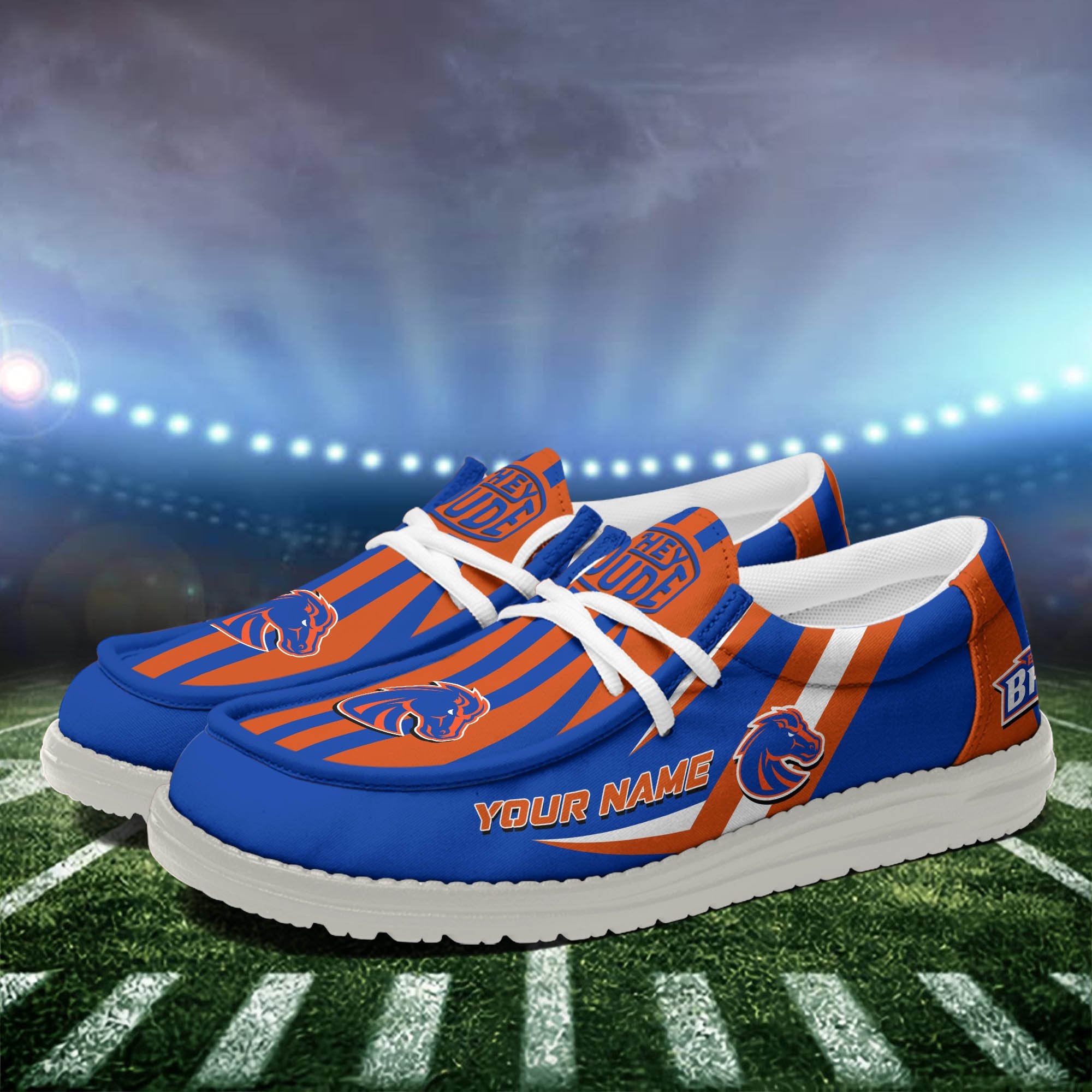 Boise State Broncos Lace Up Loafers 2026
