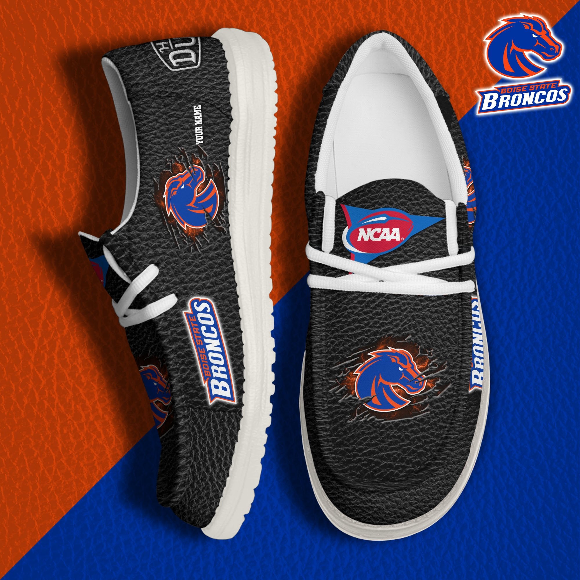 Boise State Broncos Lace Up Loafers 2026