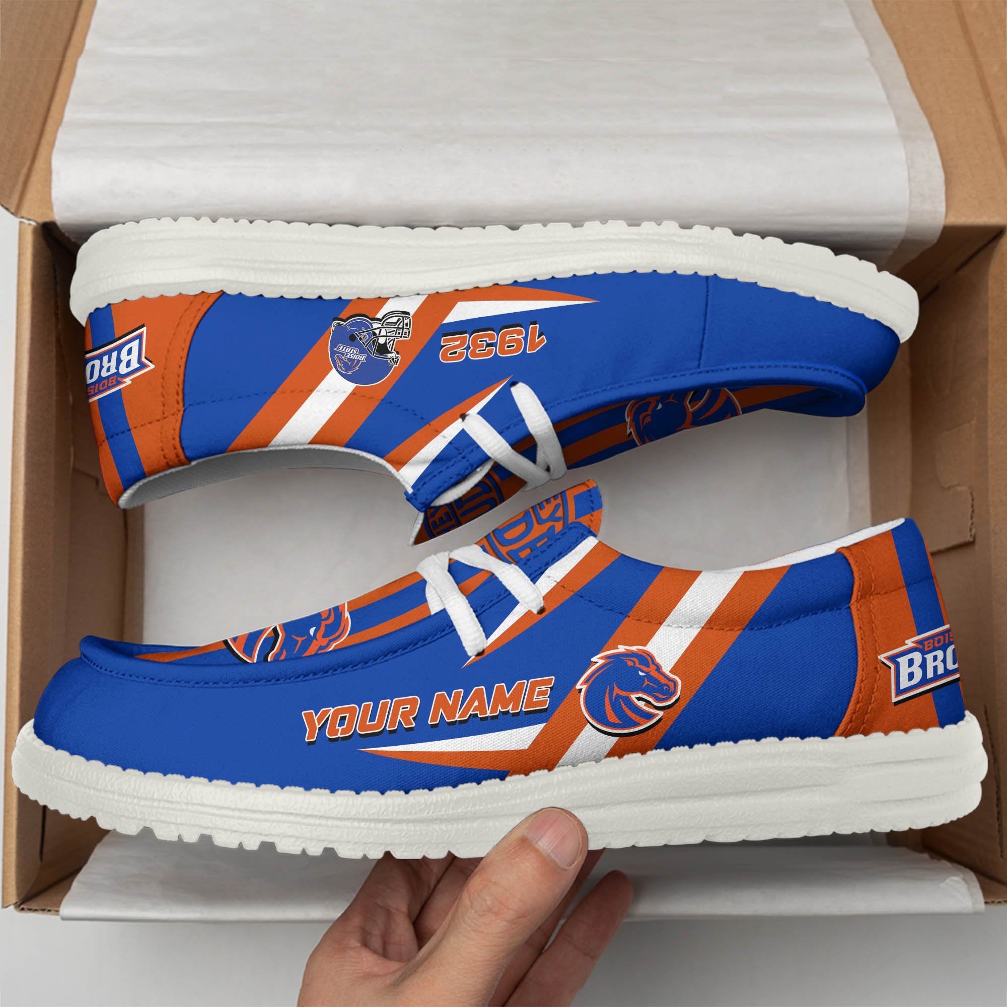 Boise State Broncos Lace Up Loafers 2026