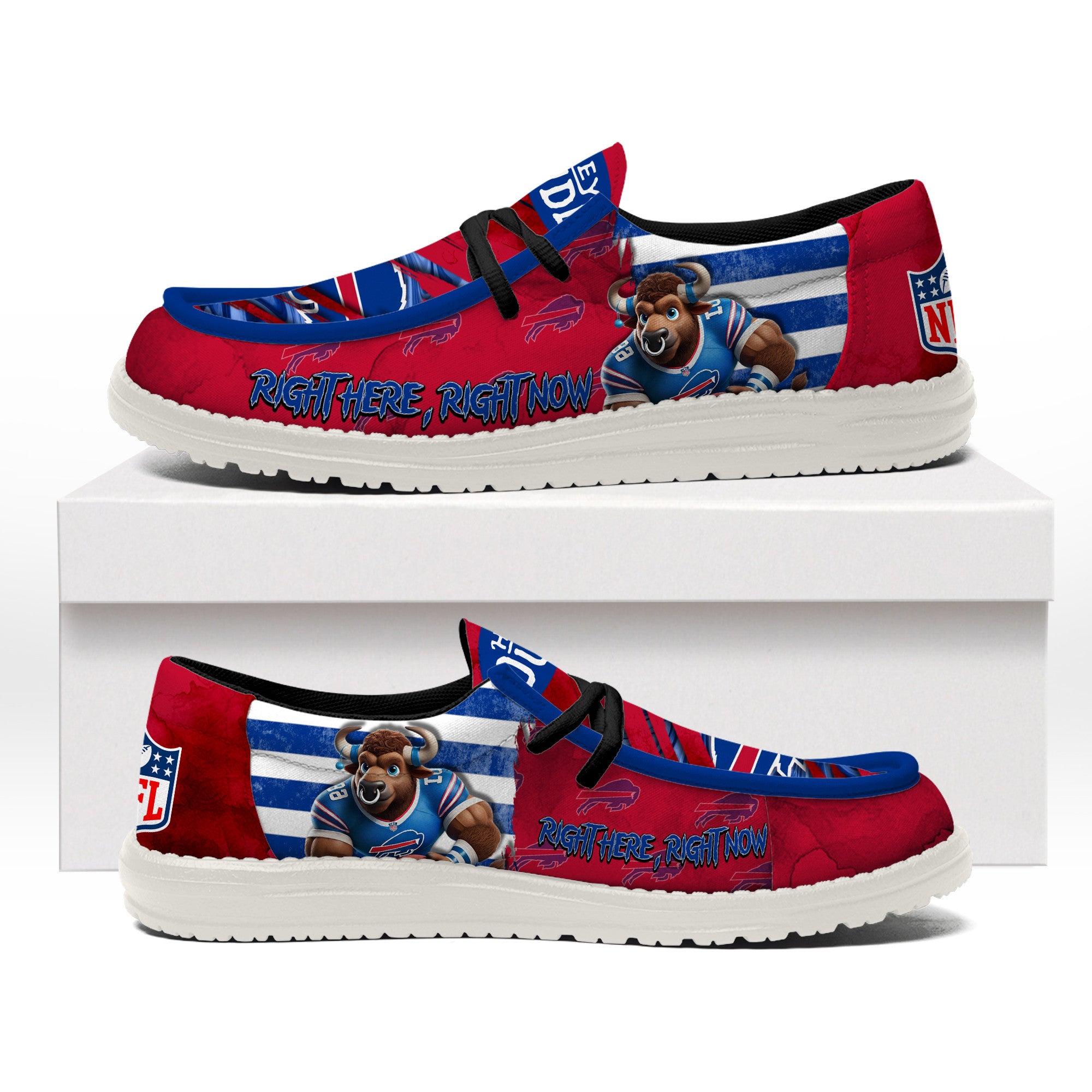 Buffalo Bills Lace Up Loafers 2026