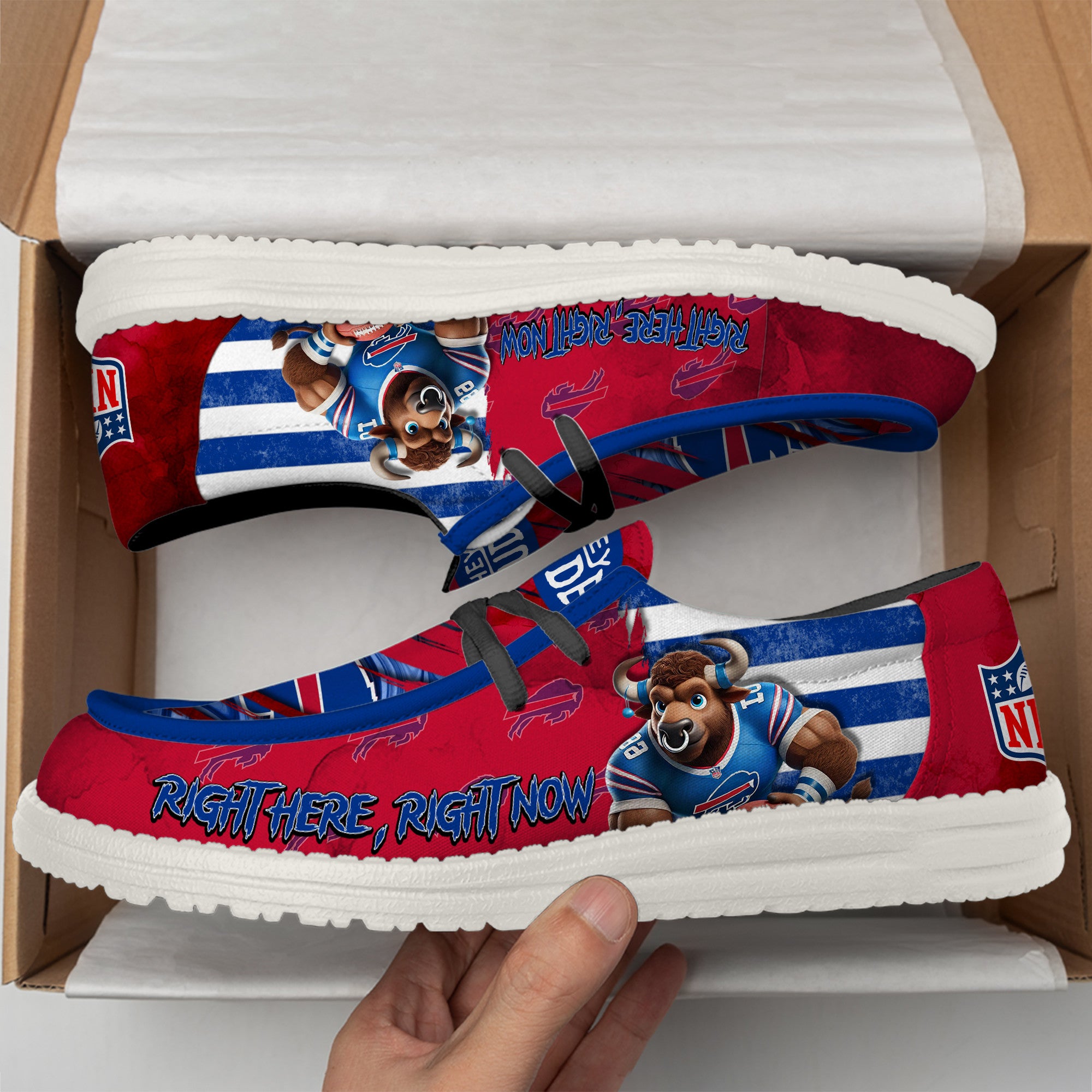 Buffalo Bills Lace Up Loafers 2026