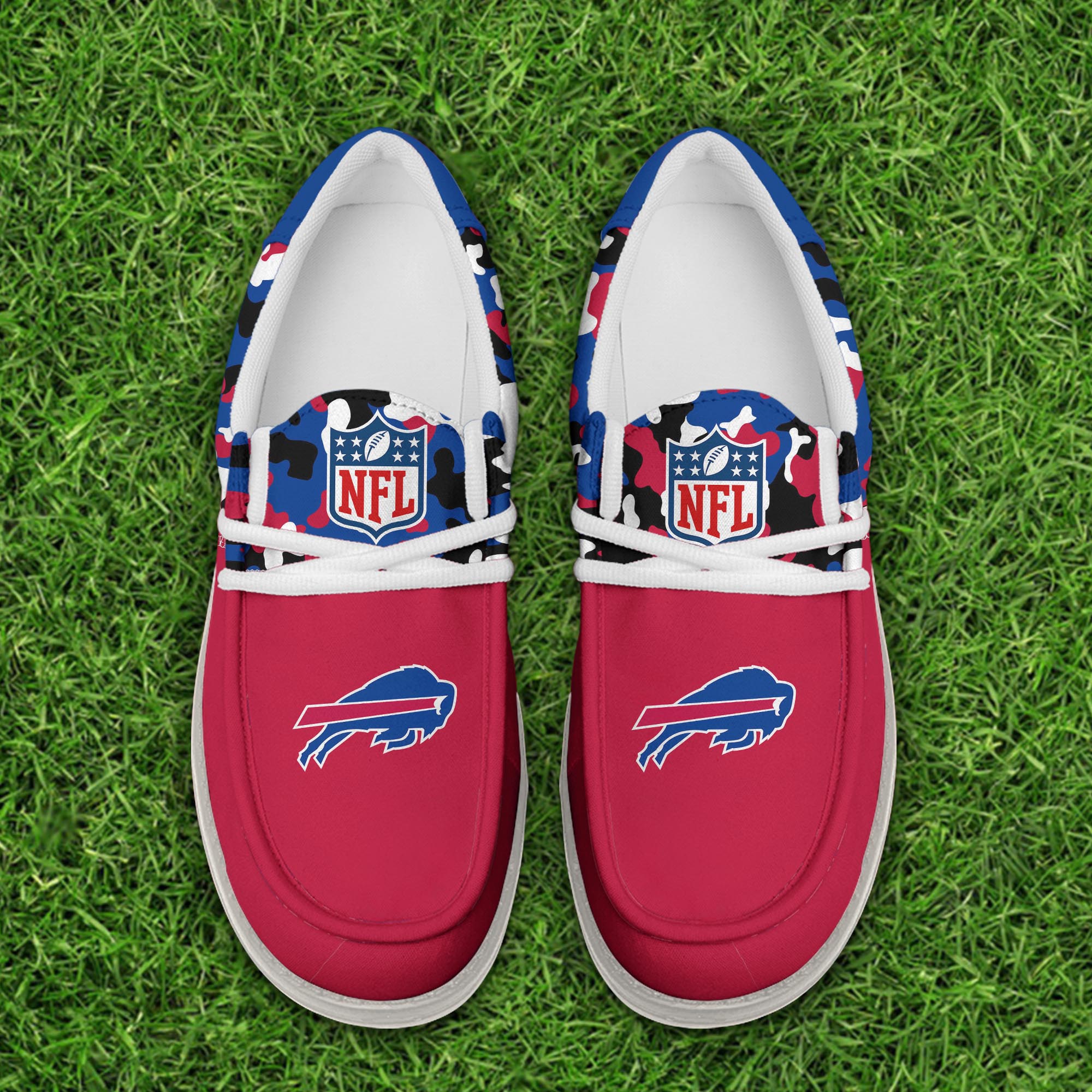 Buffalo Bills Lace Up Loafers 2026