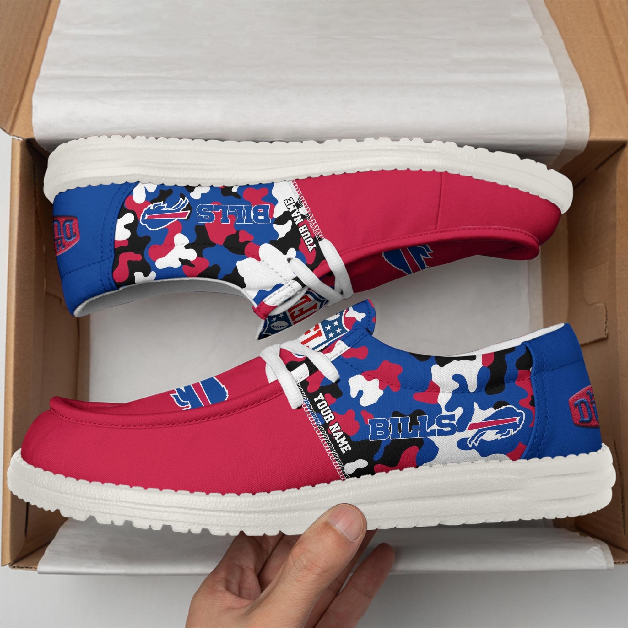 Buffalo Bills Lace Up Loafers 2026