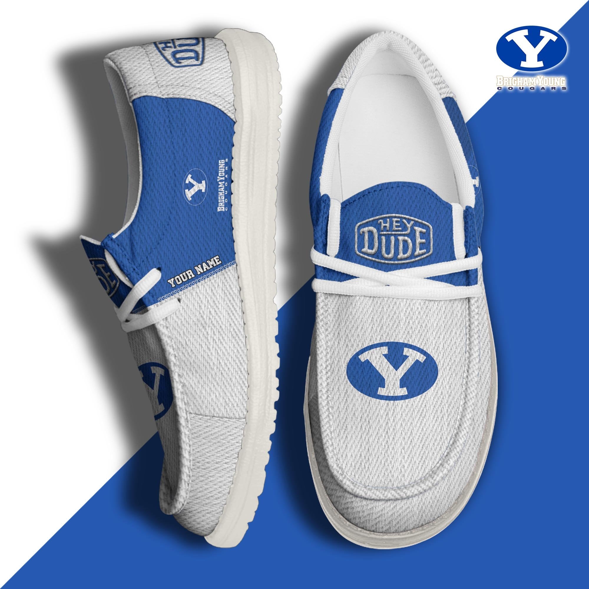 BYU Cougars Lace Up Loafers 2026