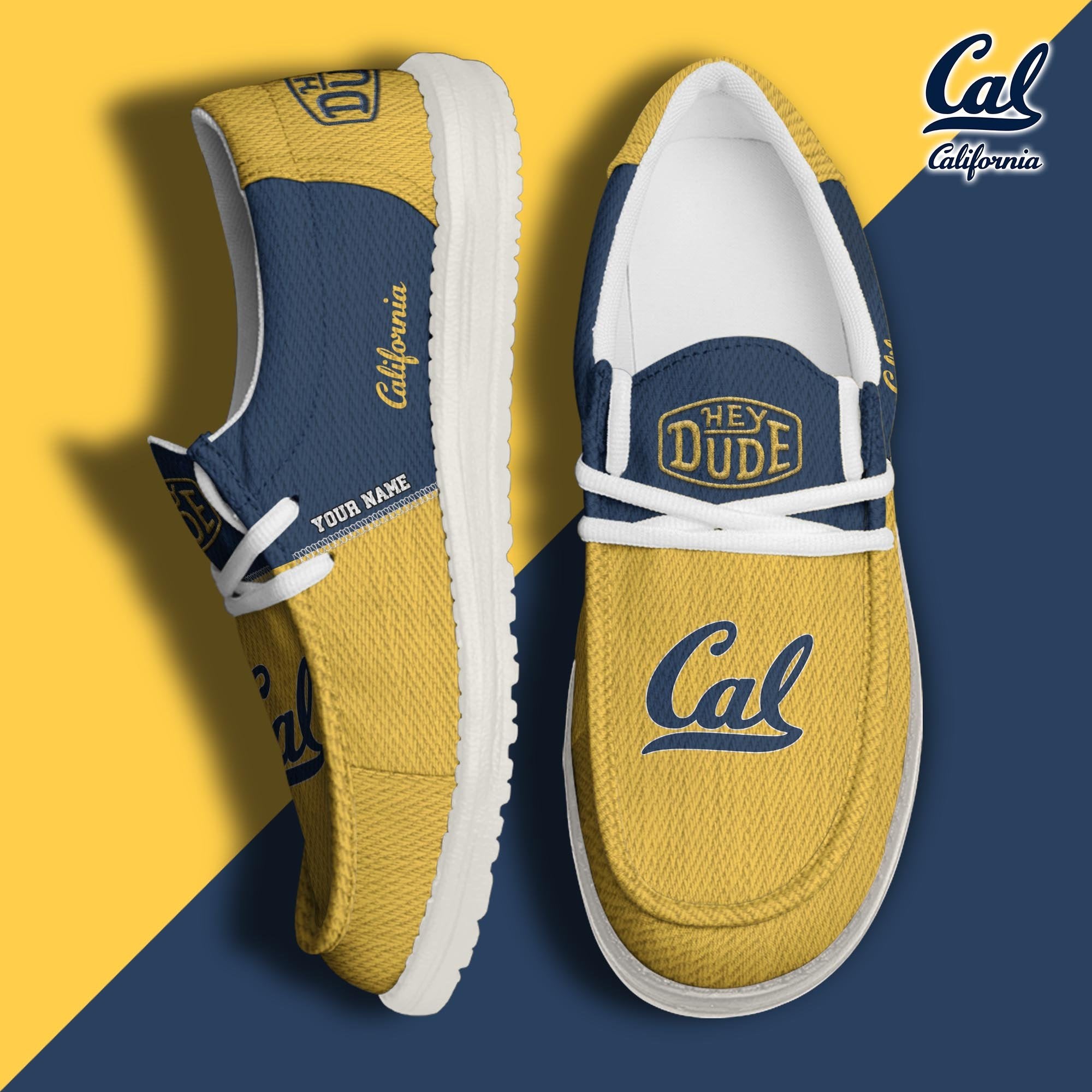 California Golden Bears Lace Up Loafers 2026