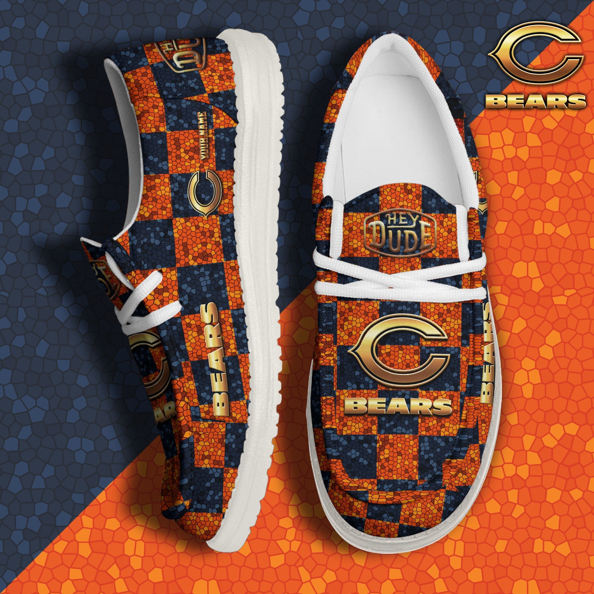 Chicago Bears Lace Up Loafers 2026