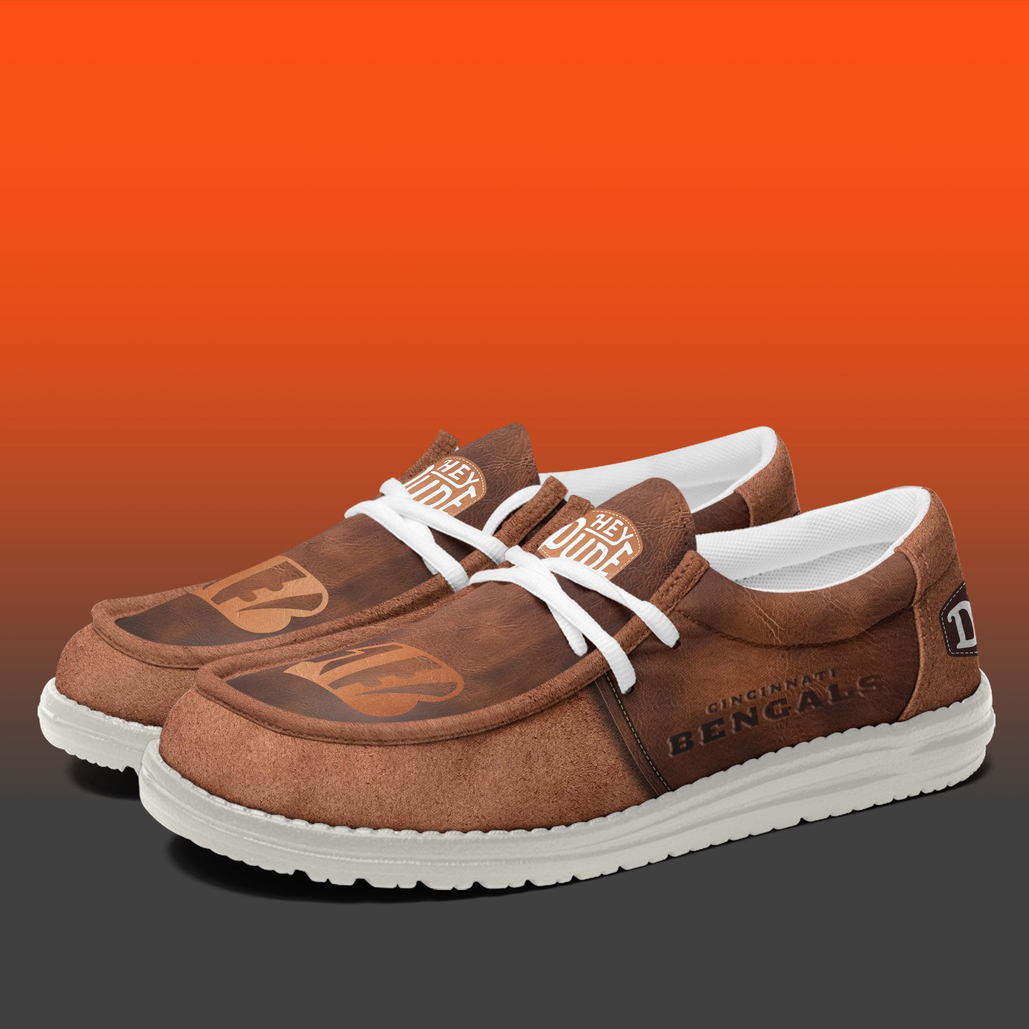 Cincinnati Bengals Lace Up Loafers 2026