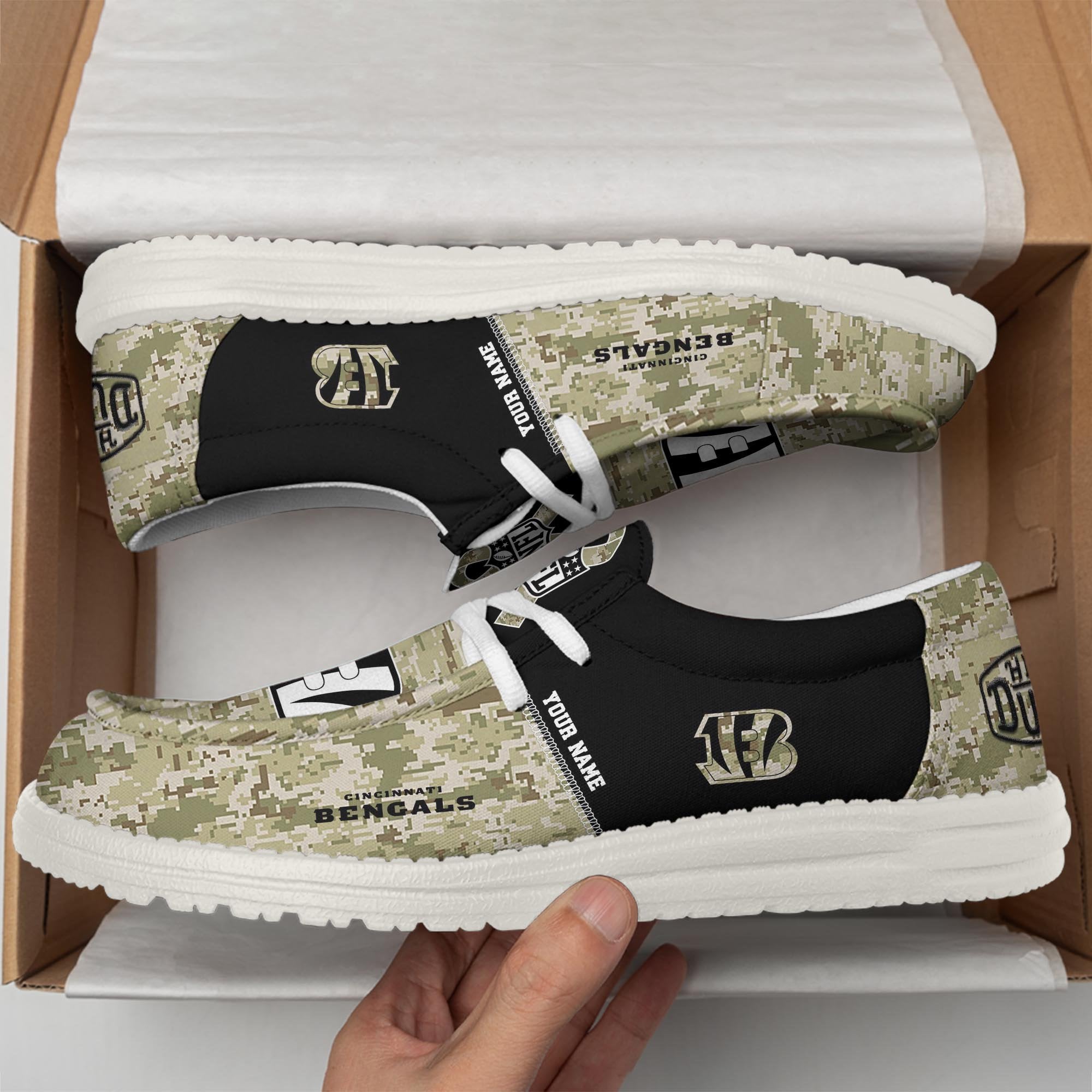 Cincinnati Bengals Lace Up Loafers 2026