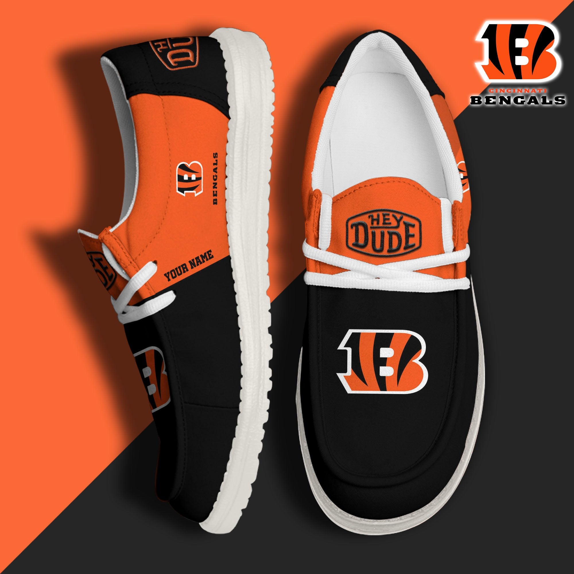 Cincinnati Bengals Lace Up Loafers 2026