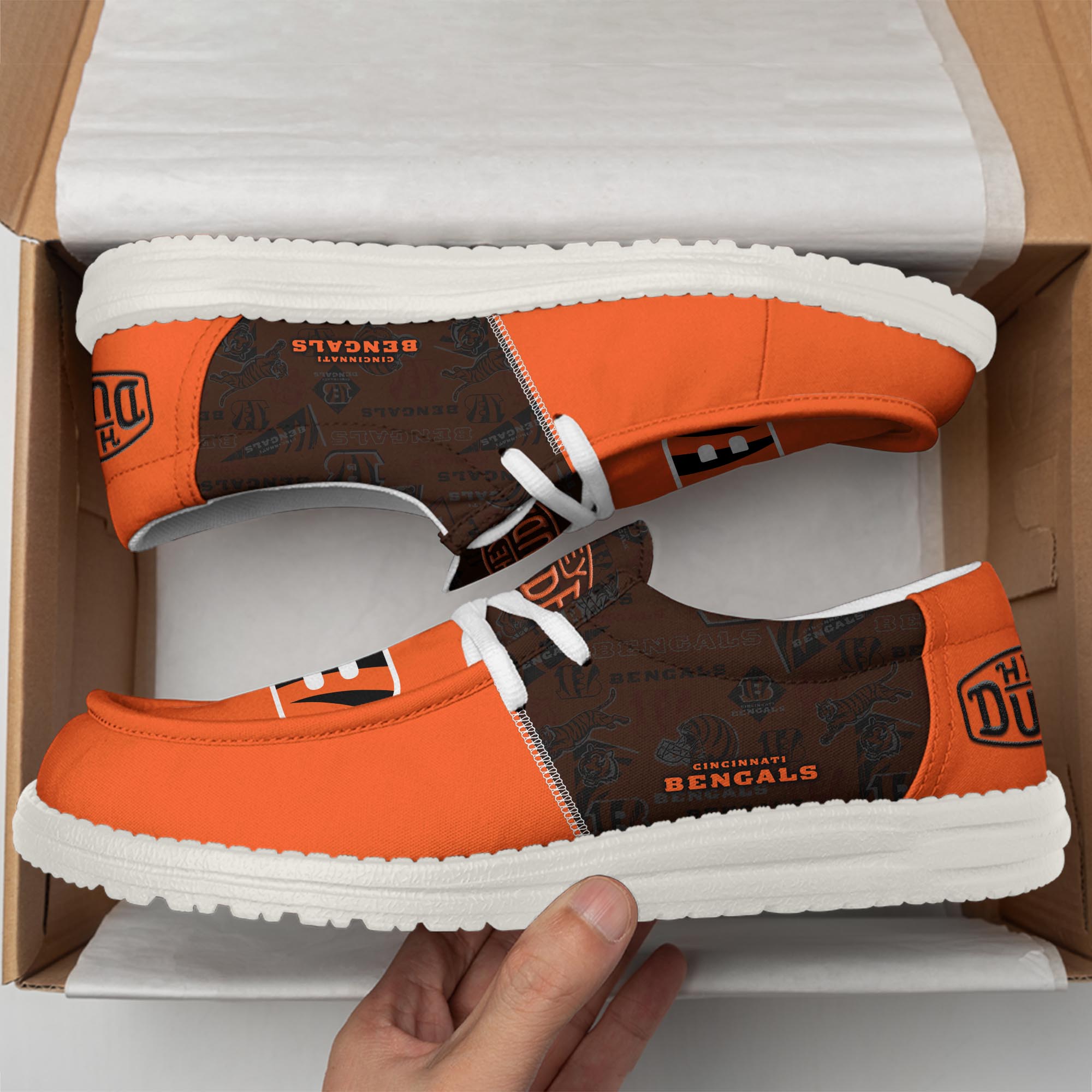 Cincinnati Bengals Lace Up Loafers 2026