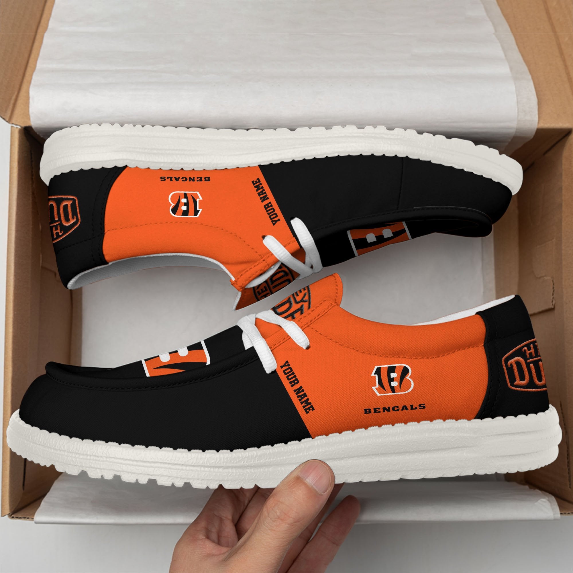 Cincinnati Bengals Lace Up Loafers 2026