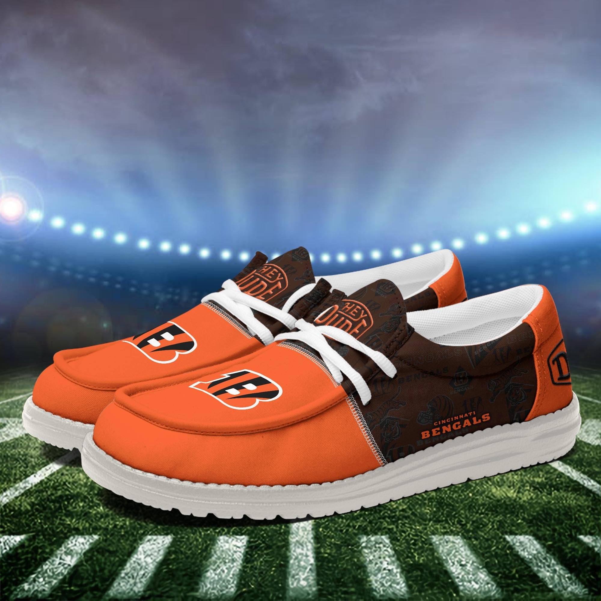Cincinnati Bengals Lace Up Loafers 2026