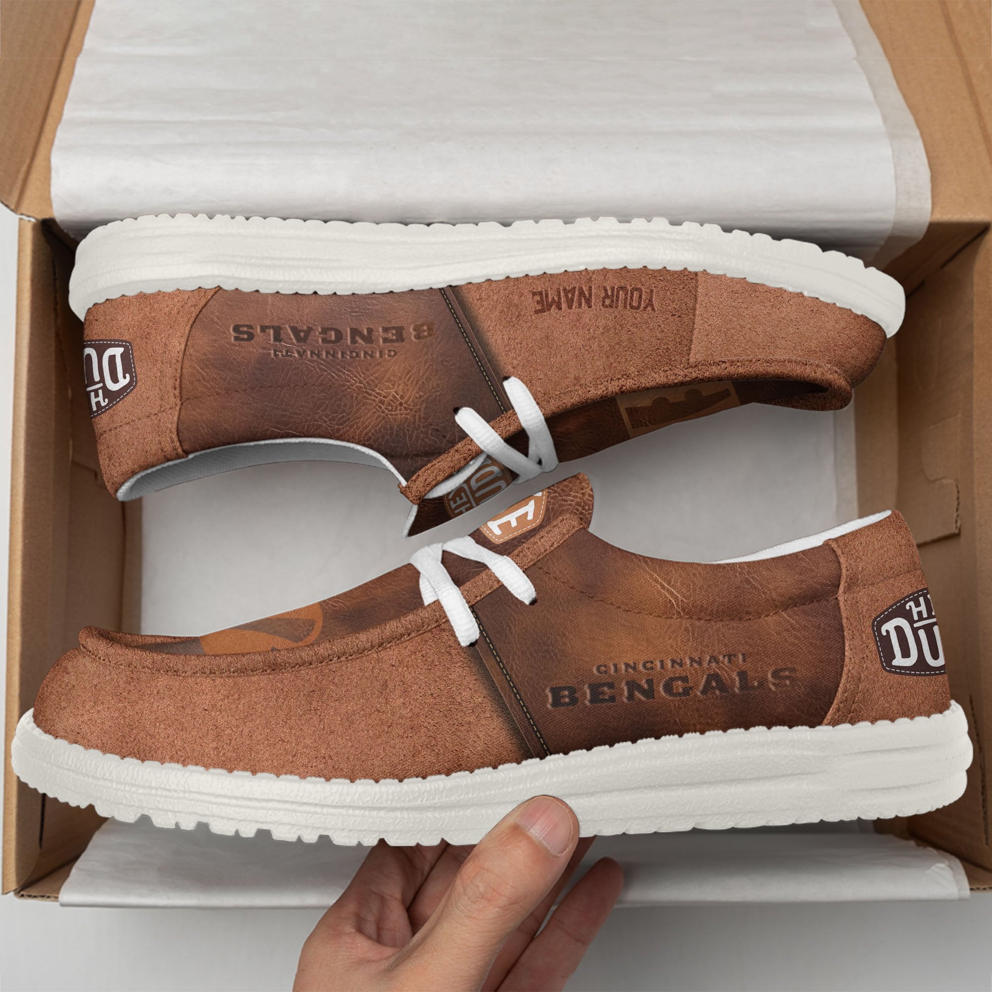 Cincinnati Bengals Lace Up Loafers 2026