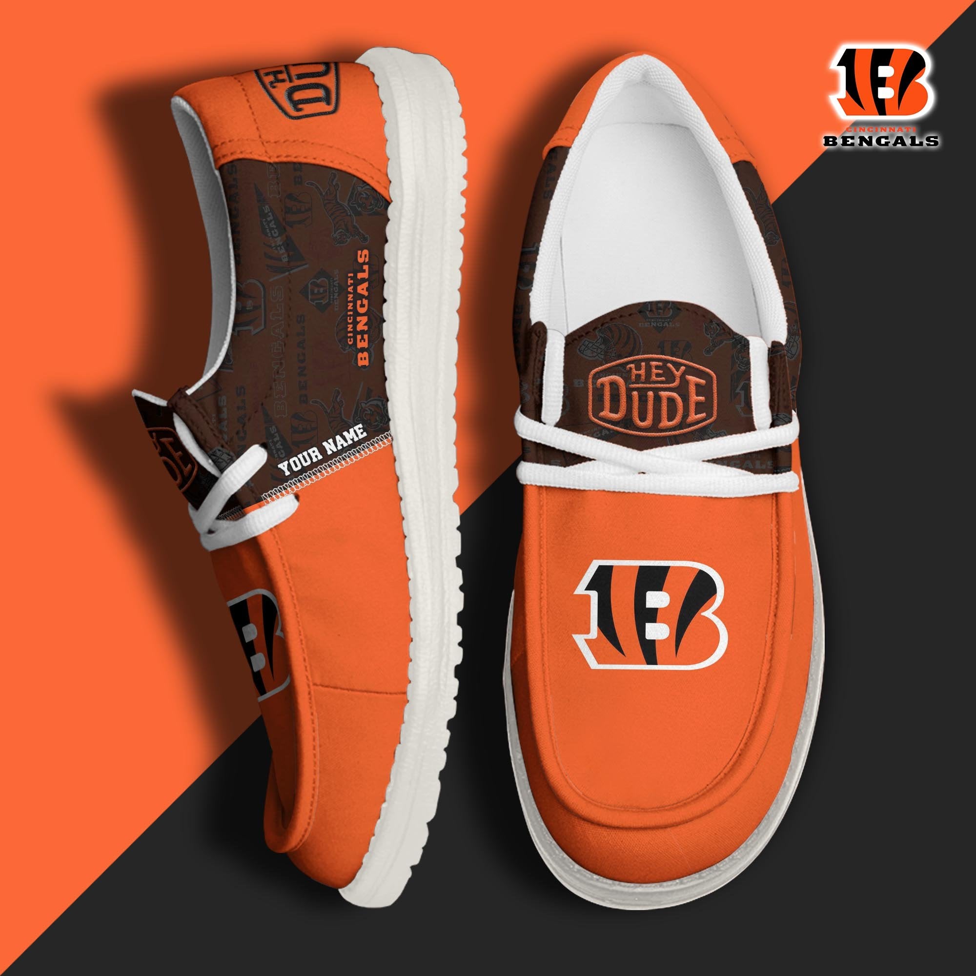 Cincinnati Bengals Lace Up Loafers 2026