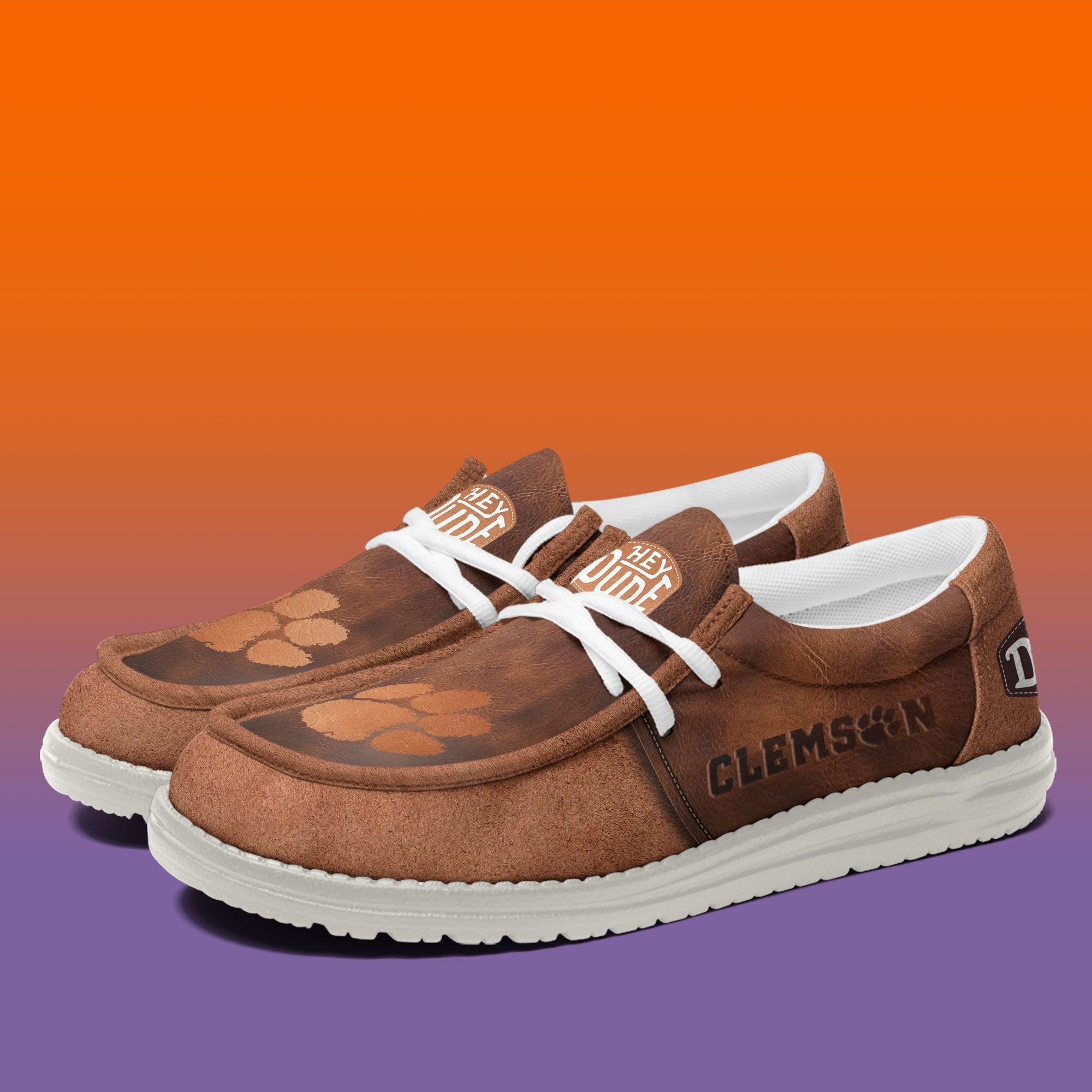 Clemson Tigers Lace Up Loafers 2026