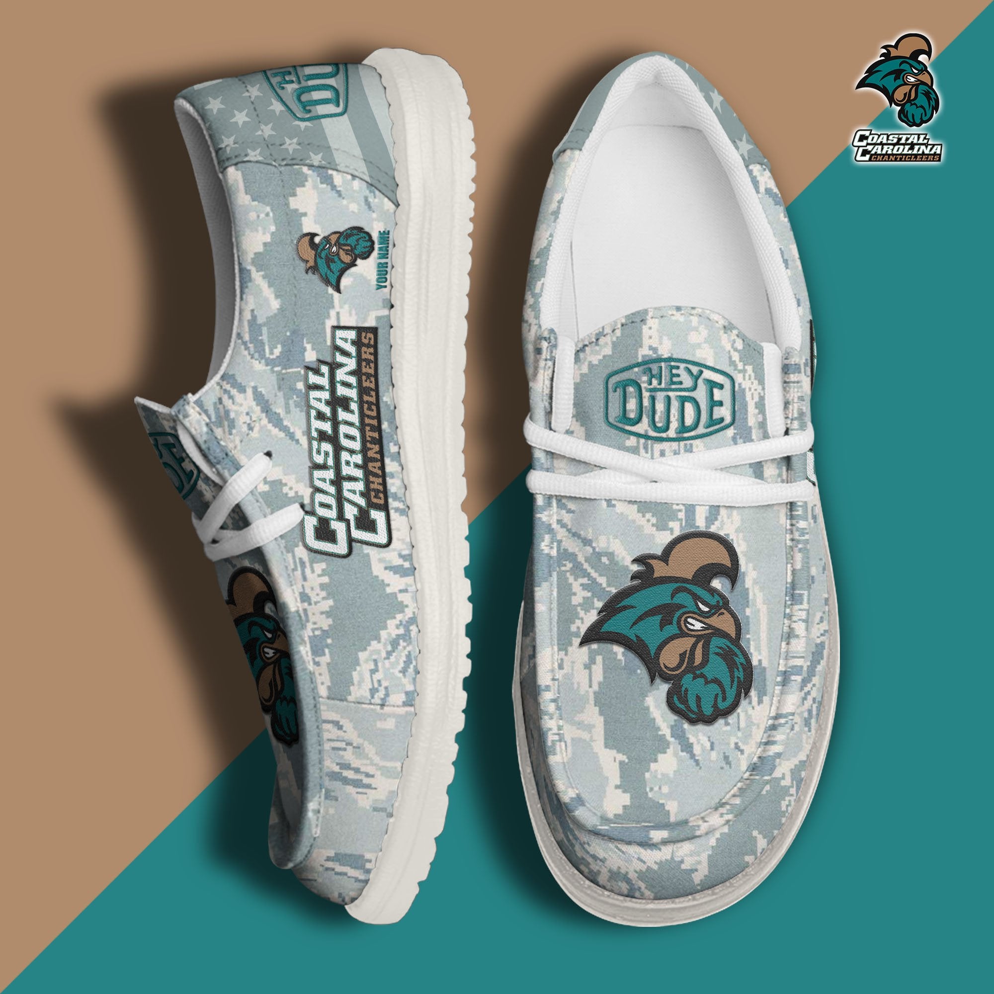 Coastal Carolina Chanticleers Lace Up Loafers 2026