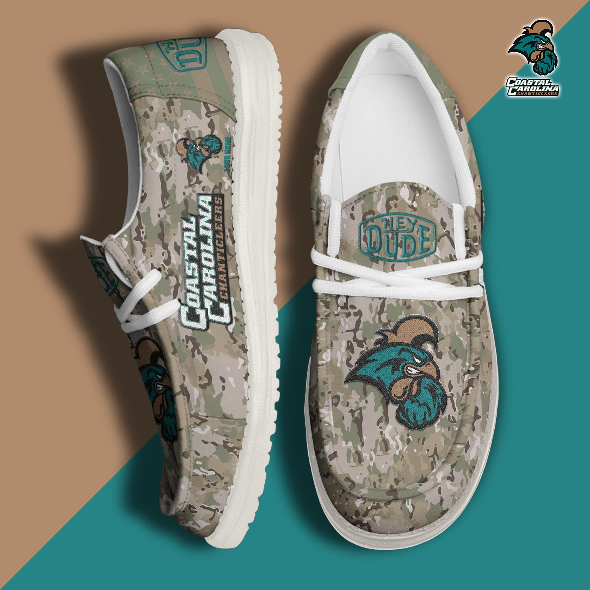 Coastal Carolina Chanticleers Lace Up Loafers 2026