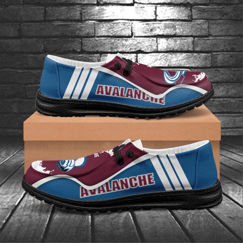 Colorado Avalanche Lace Up Loafers 2026