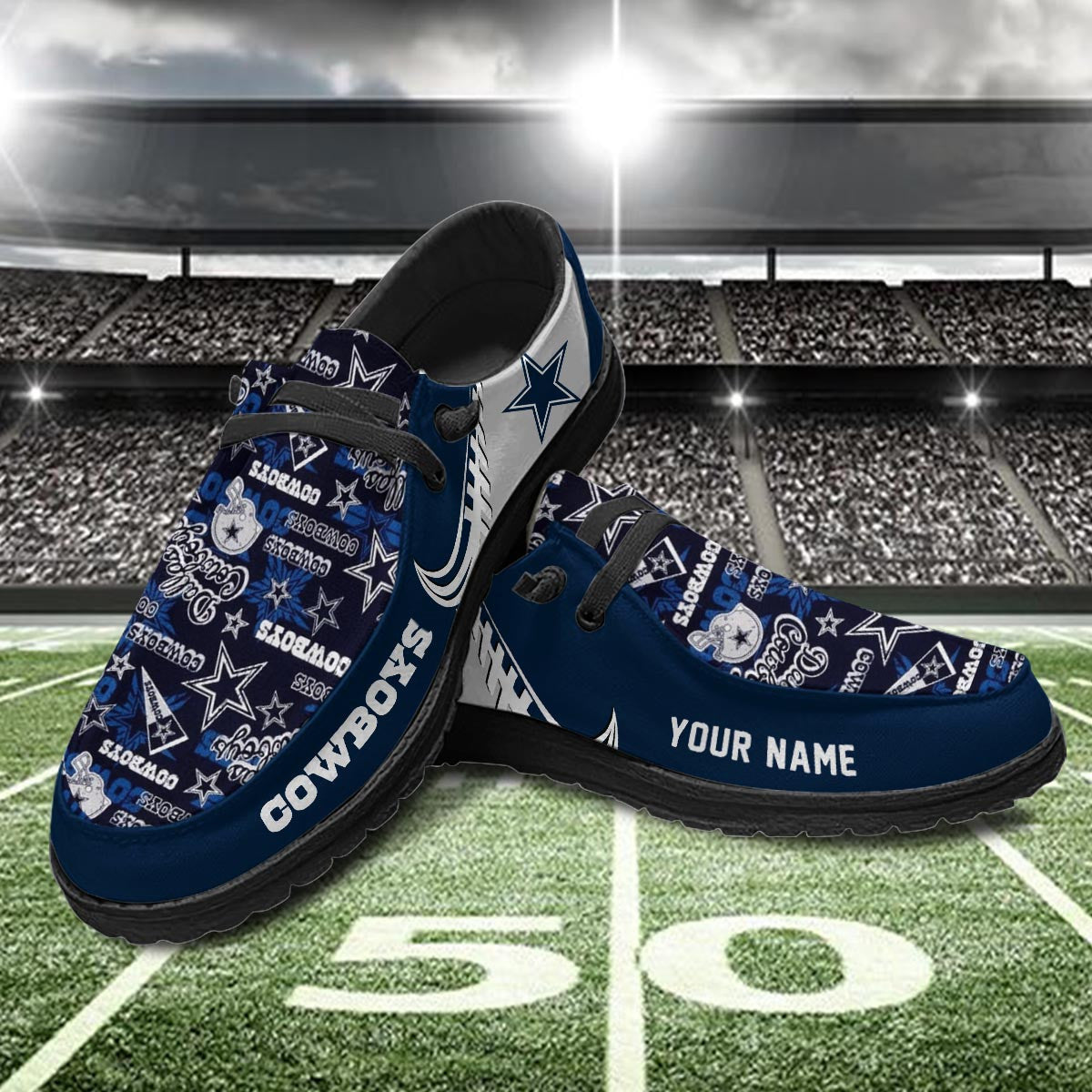 Dallas Cowboys Lace Up Loafers 2026