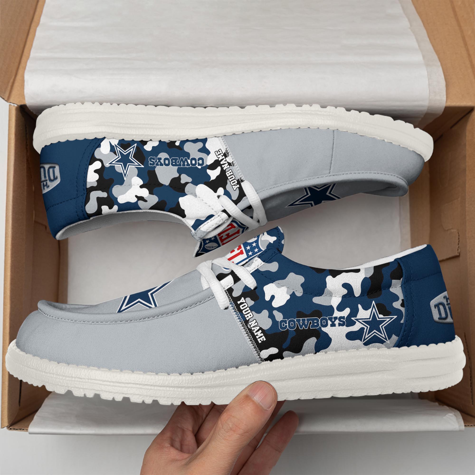 Dallas Cowboys Lace Up Loafers 2026