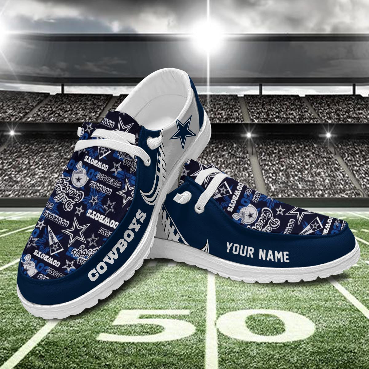 Dallas Cowboys Lace Up Loafers 2026