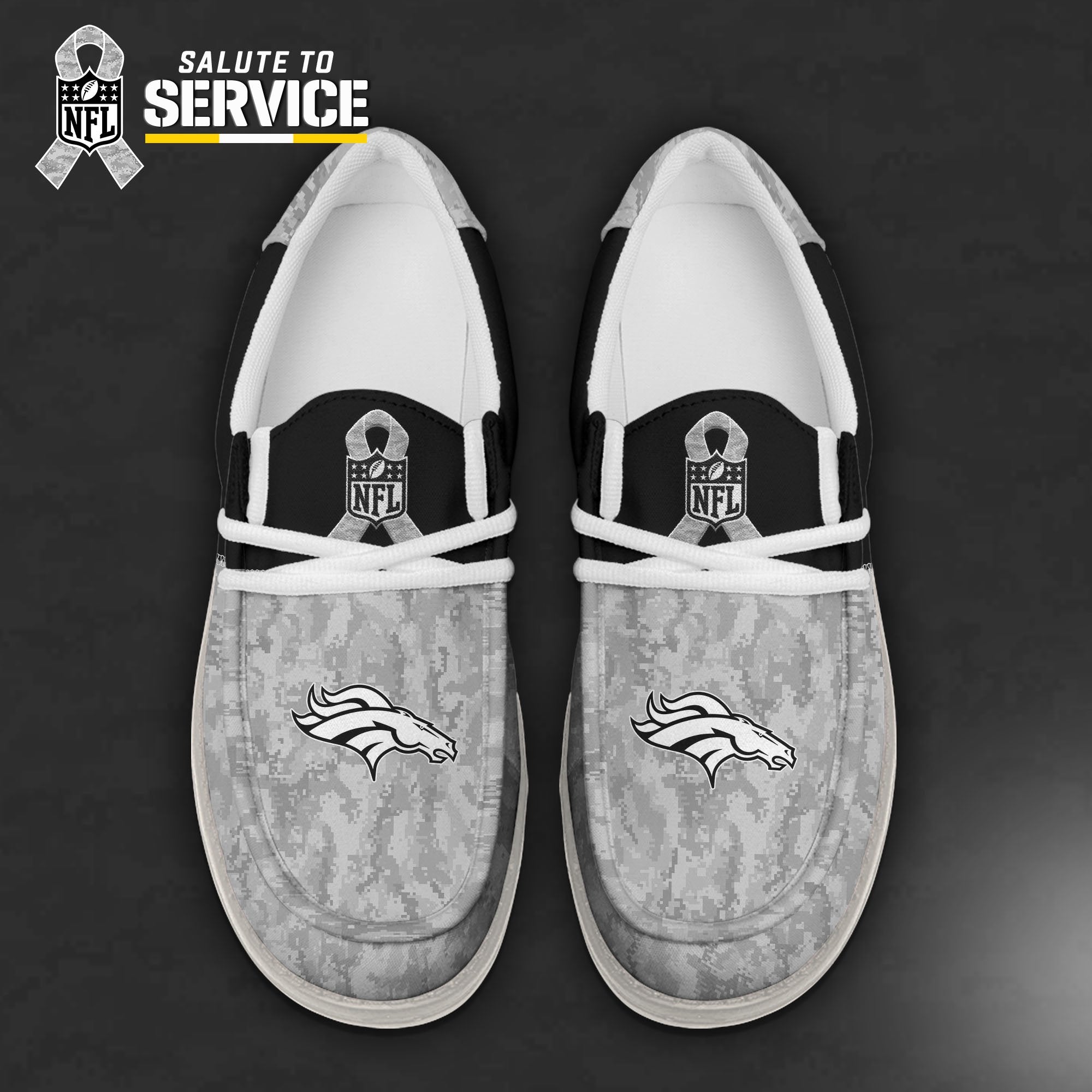 Denver Broncos Lace Up Loafers 2026