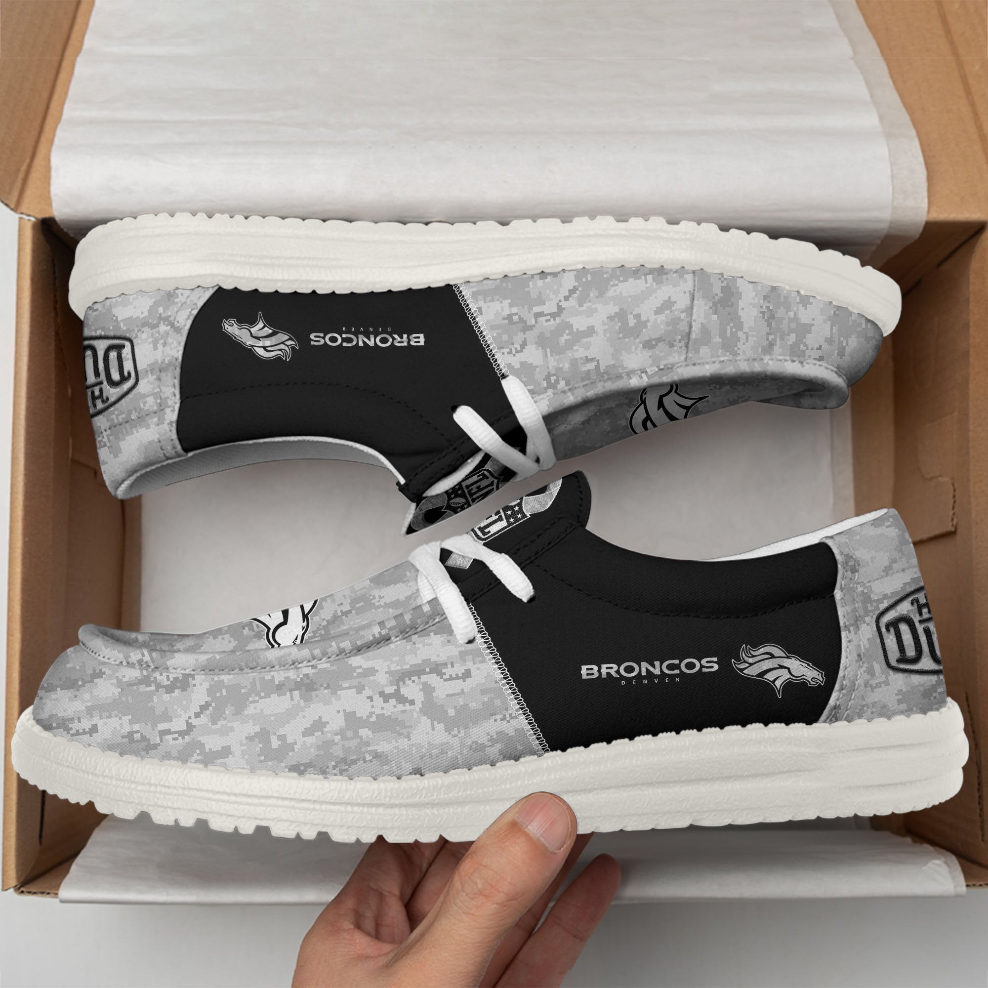 Denver Broncos Lace Up Loafers 2026