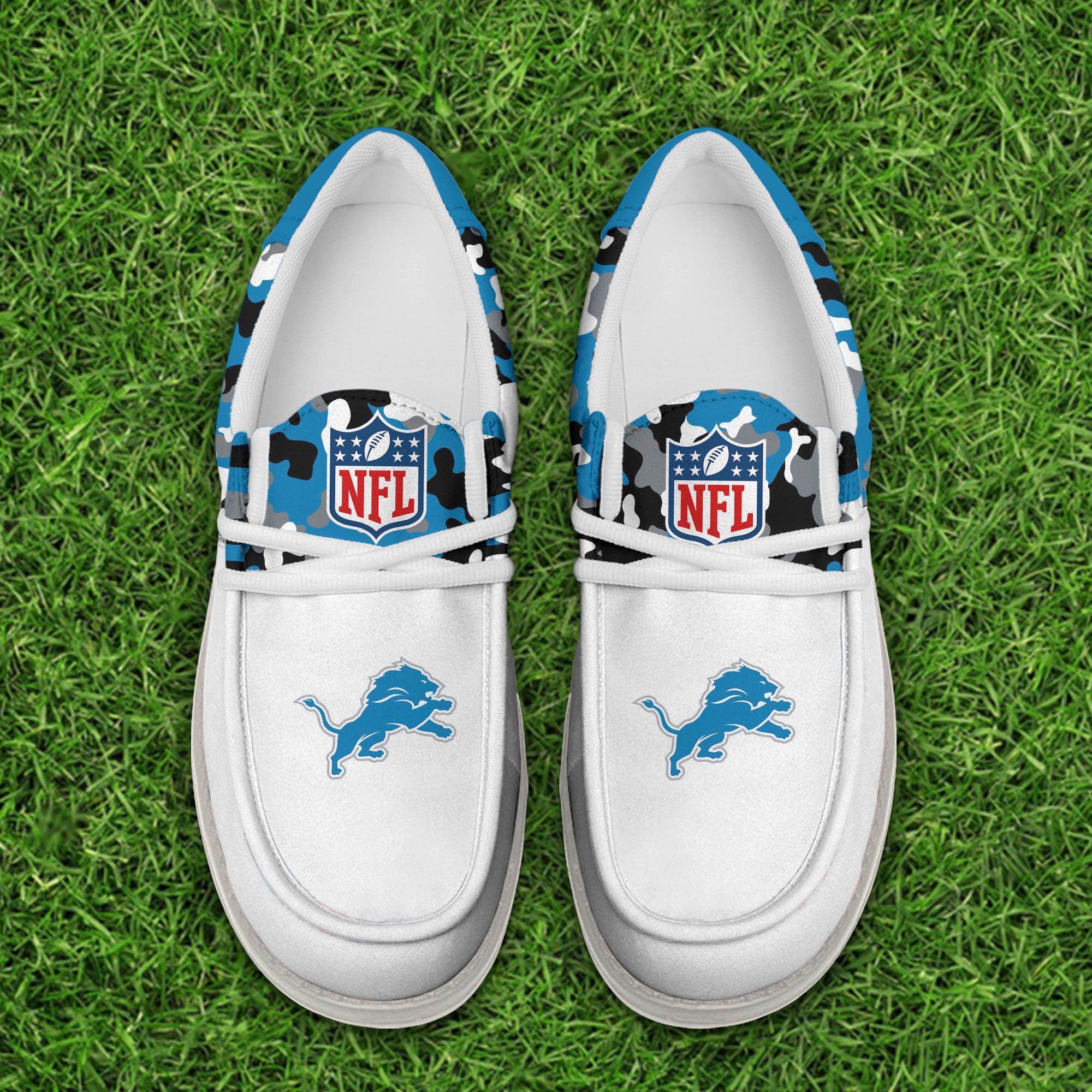 Detroit Lions Lace Up Loafers 2026