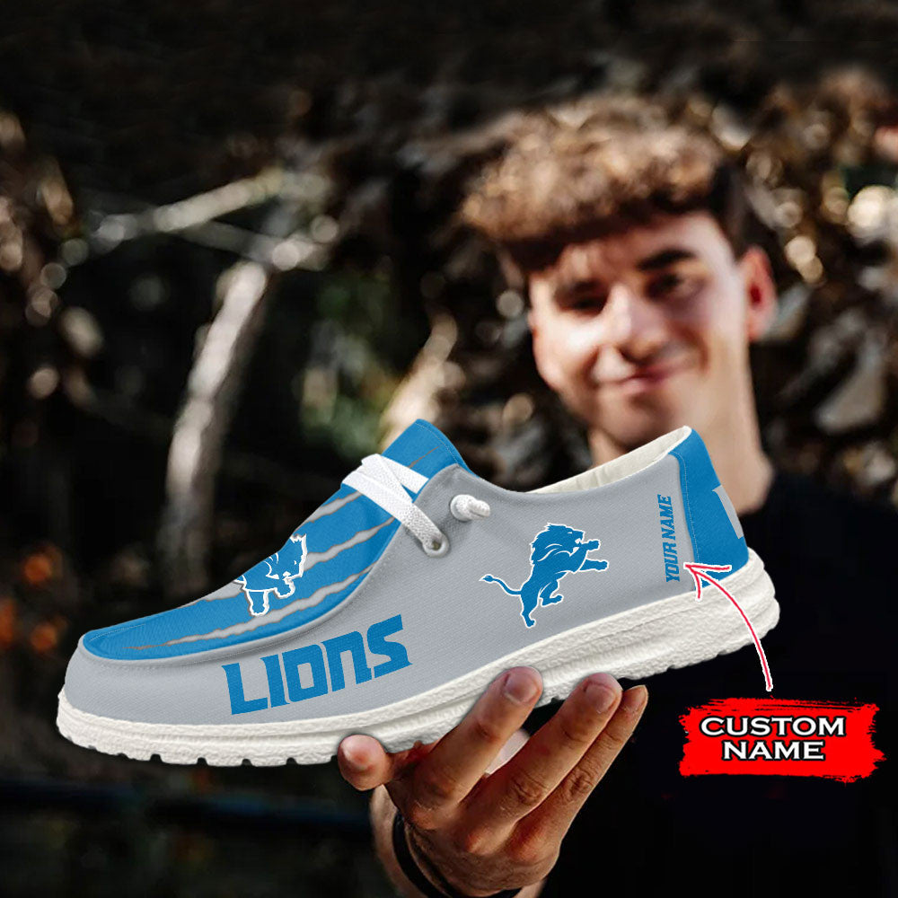 Detroit Lions Lace Up Loafers 2026