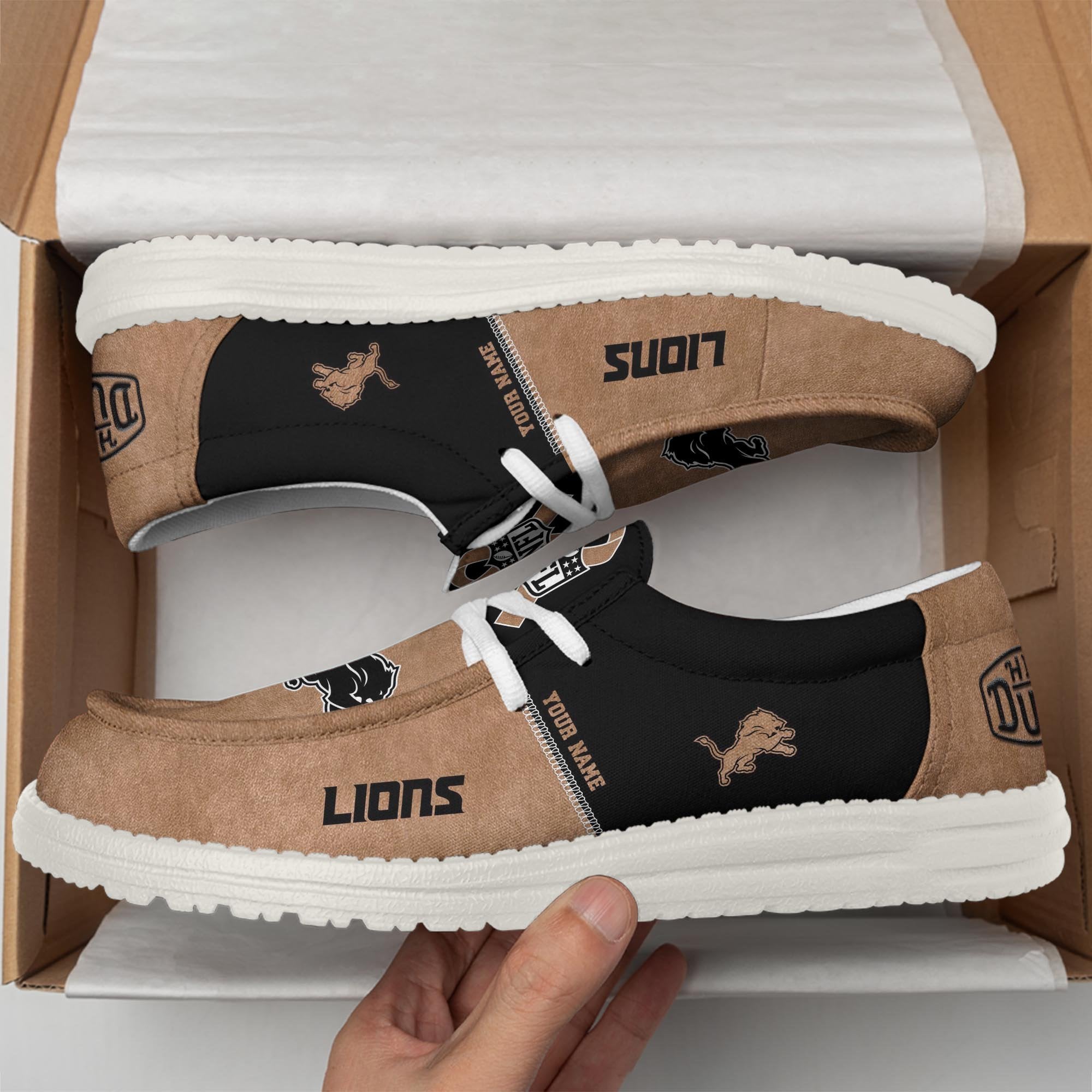 Detroit Lions Lace Up Loafers 2026