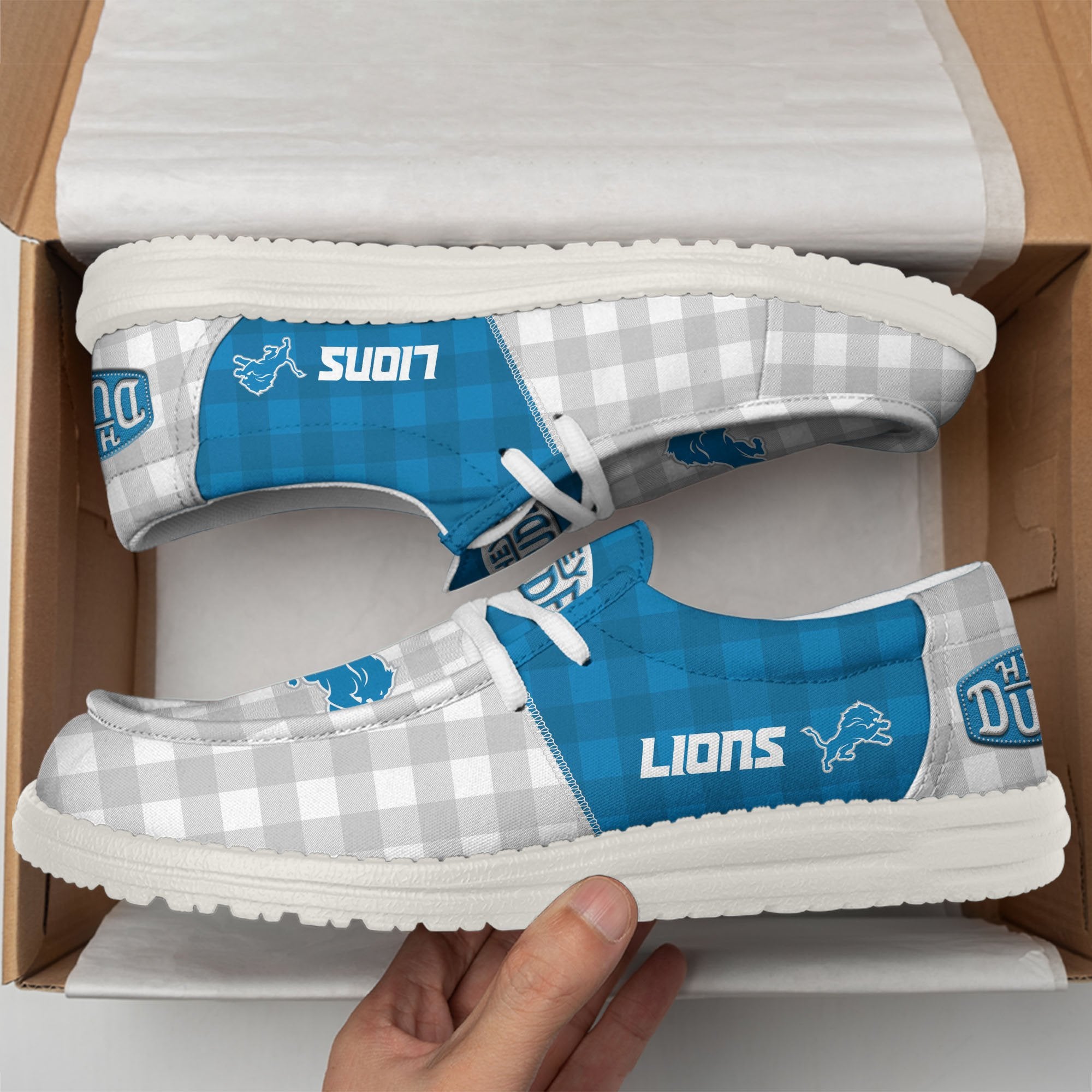 Detroit Lions Lace Up Loafers 2026