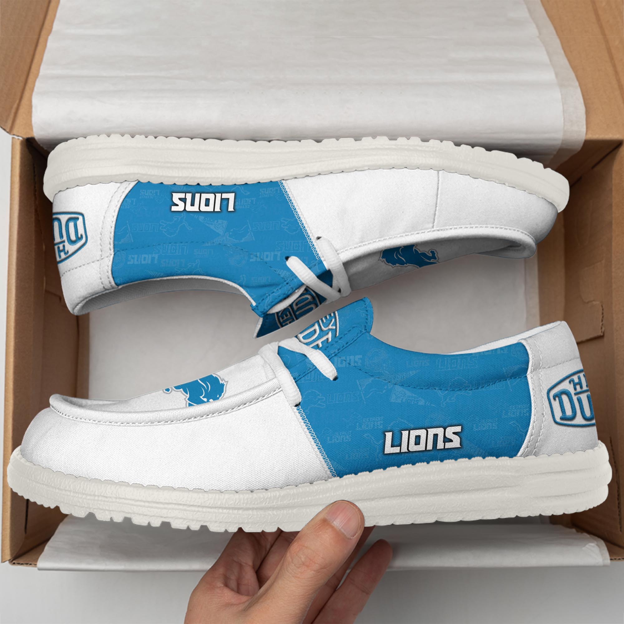 Detroit Lions Lace Up Loafers 2026
