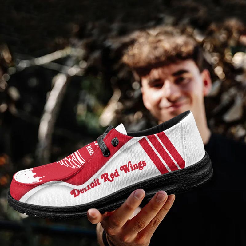 Detroit Red Wings Lace Up Loafers 2026