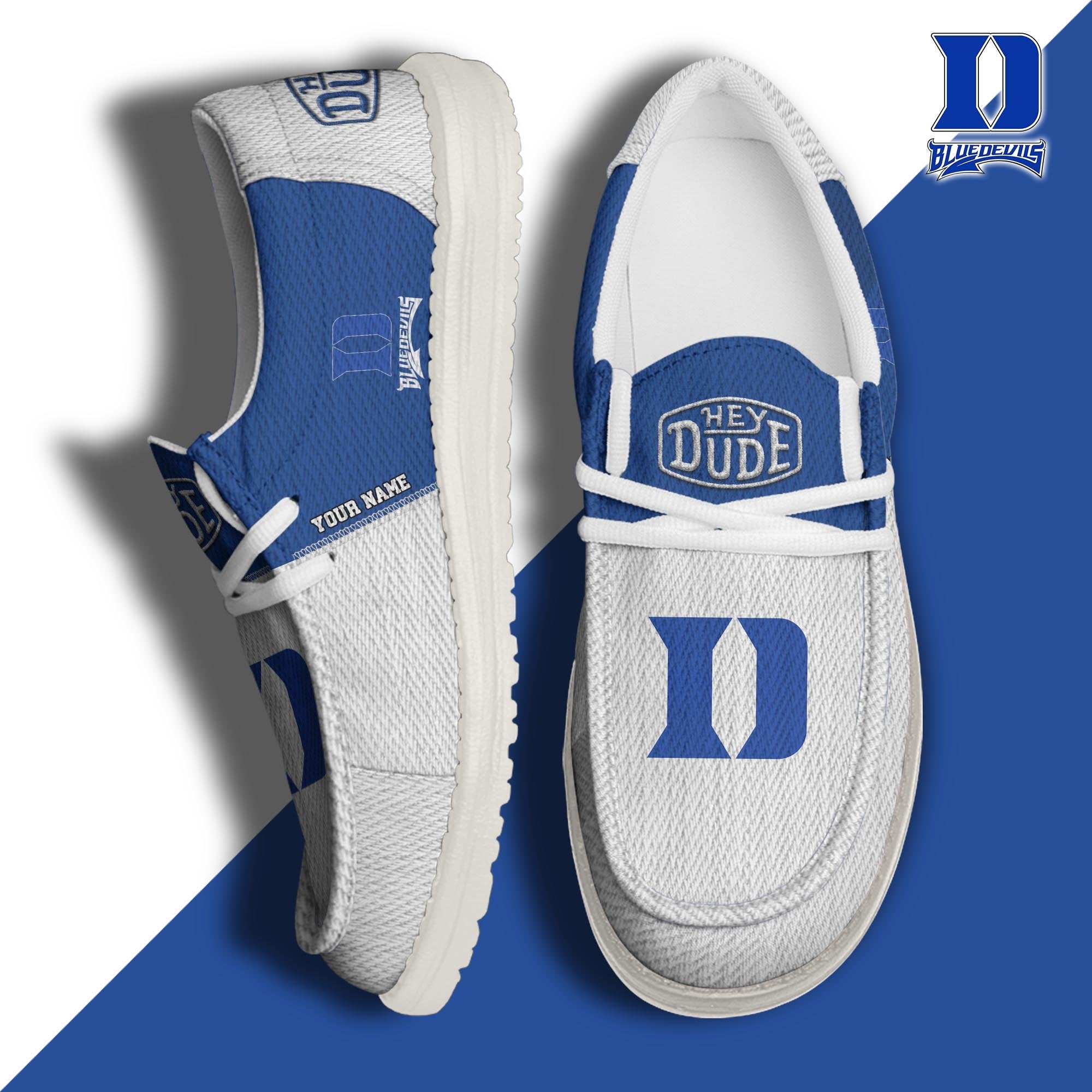 Duke Blue Devils Lace Up Loafers 2026