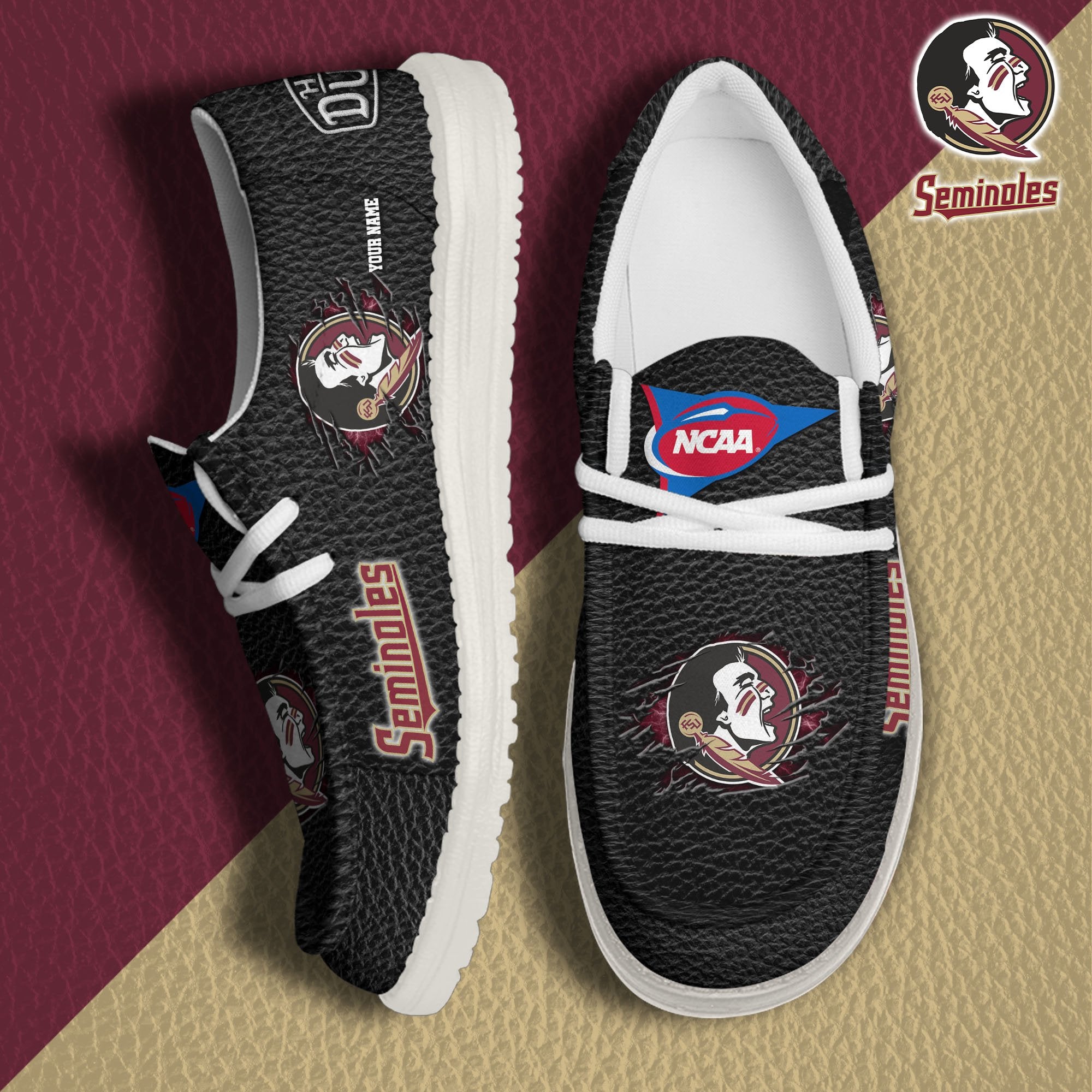Florida State Seminoles Lace Up Loafers 2026