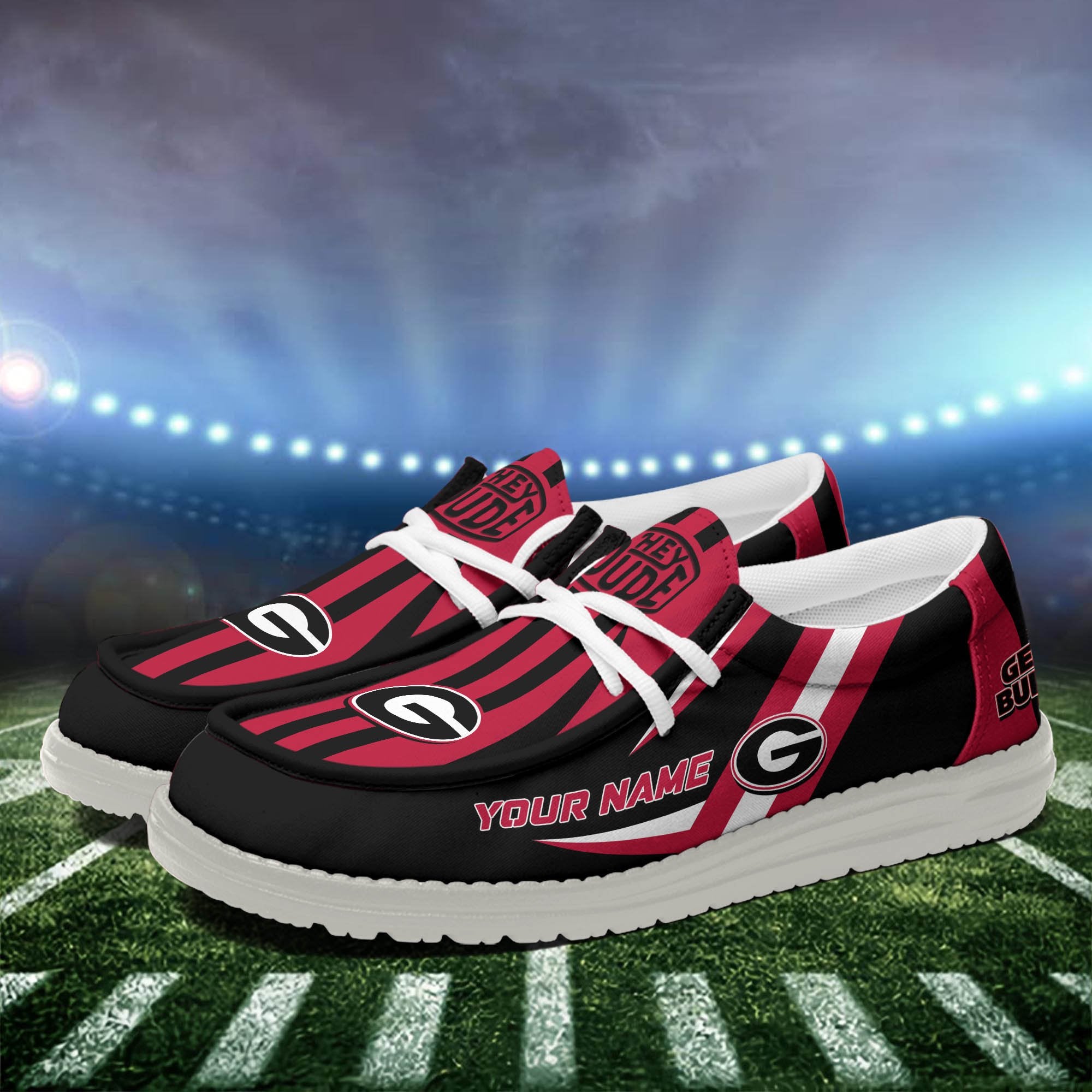 Georgia Bulldogs Lace Up Loafers 2026
