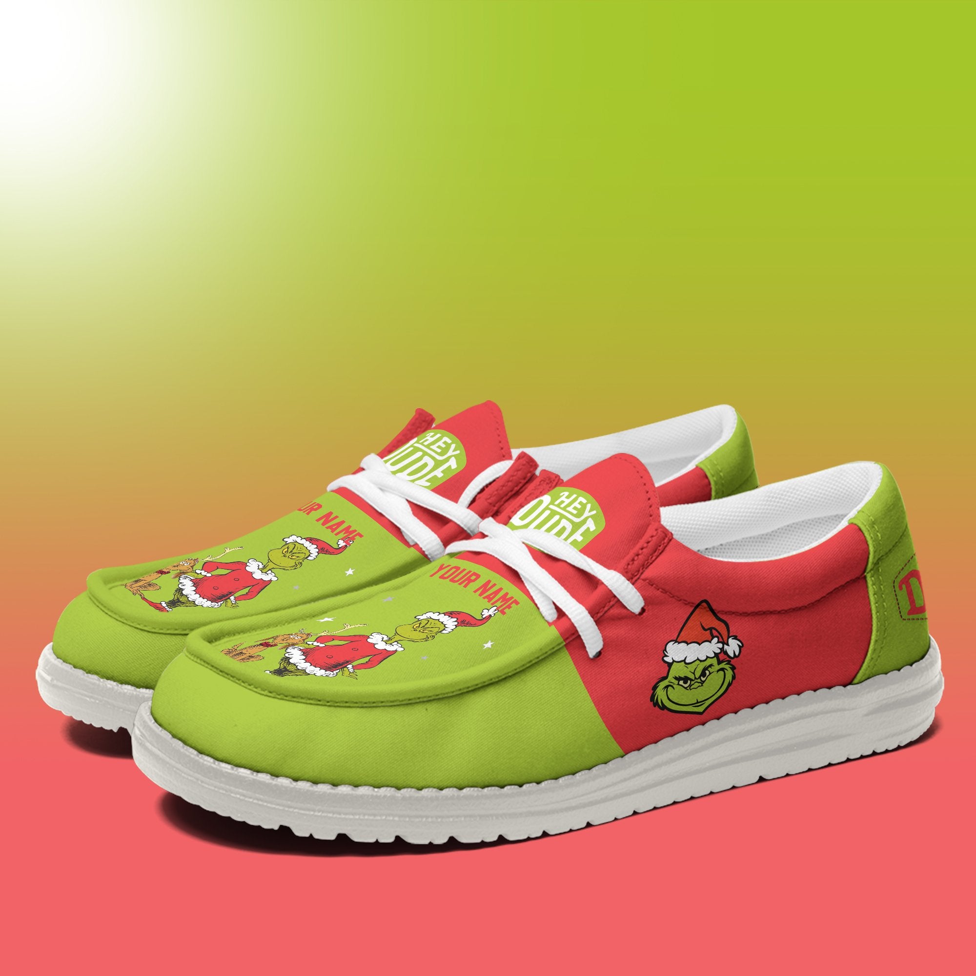 The Grinch Lace Up Loafers 2026