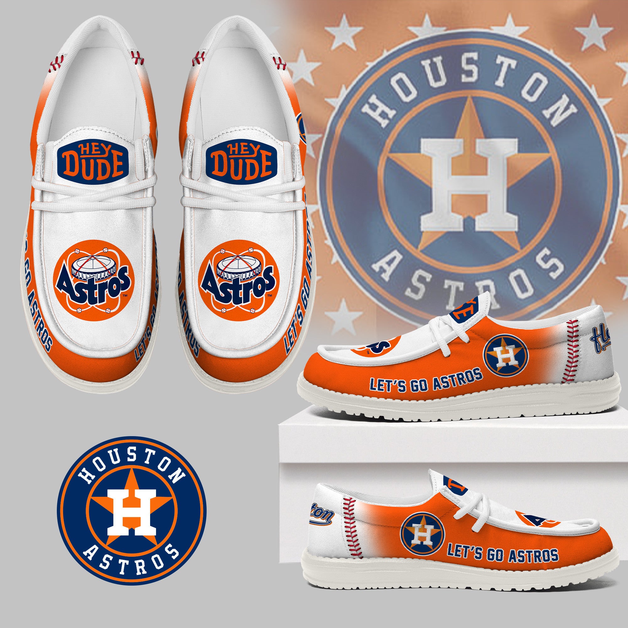 Houston Astros Lace Up Loafers 2026