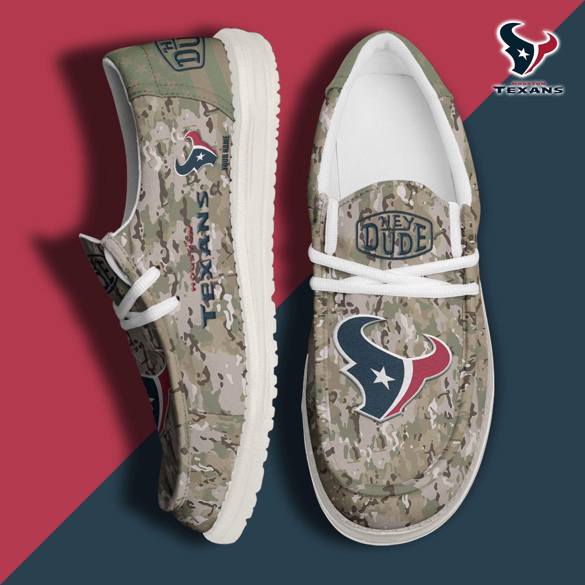 Houston Texans Lace Up Loafers 2026