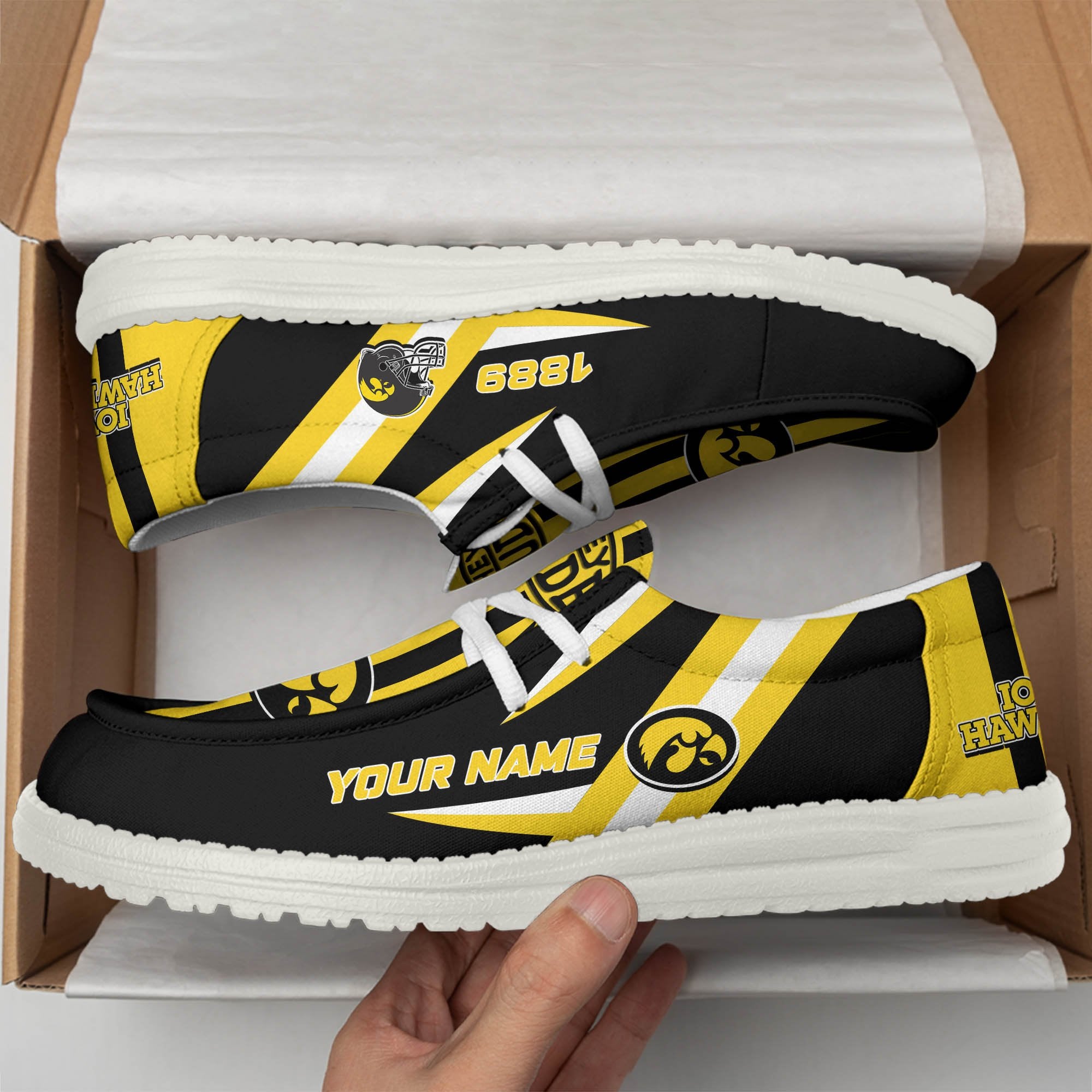 Iowa Hawkeyes Lace Up Loafers 2026
