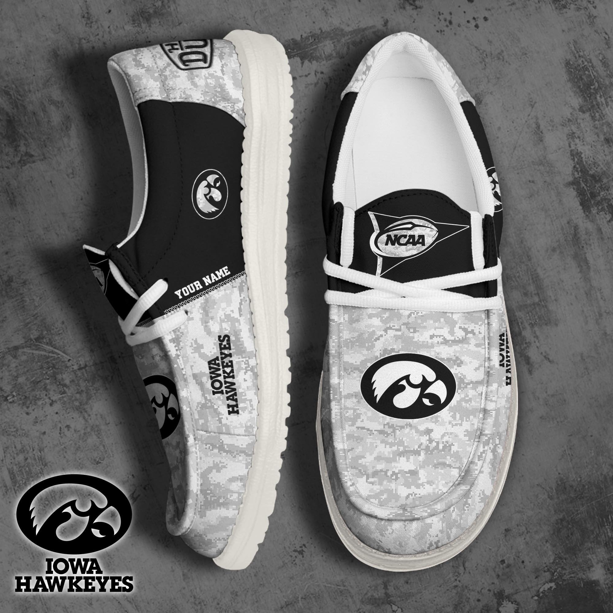 Iowa Hawkeyes Lace Up Loafers 2026