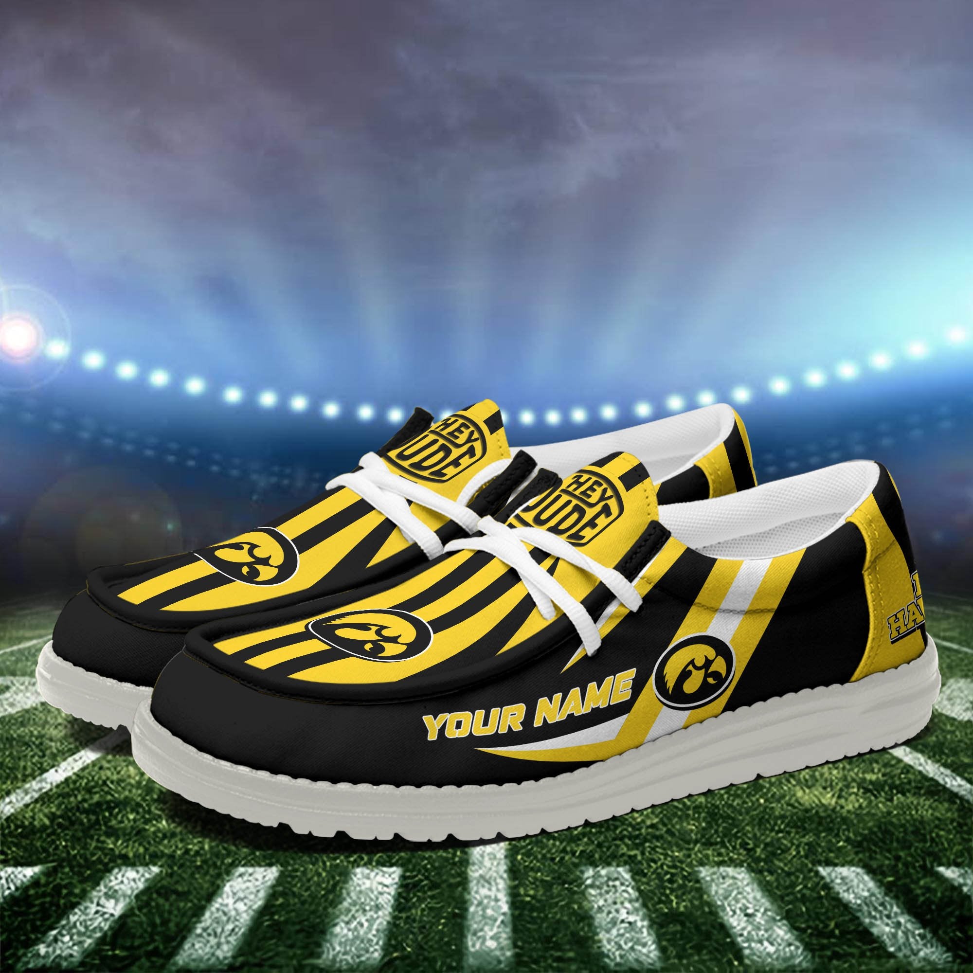 Iowa Hawkeyes Lace Up Loafers 2026