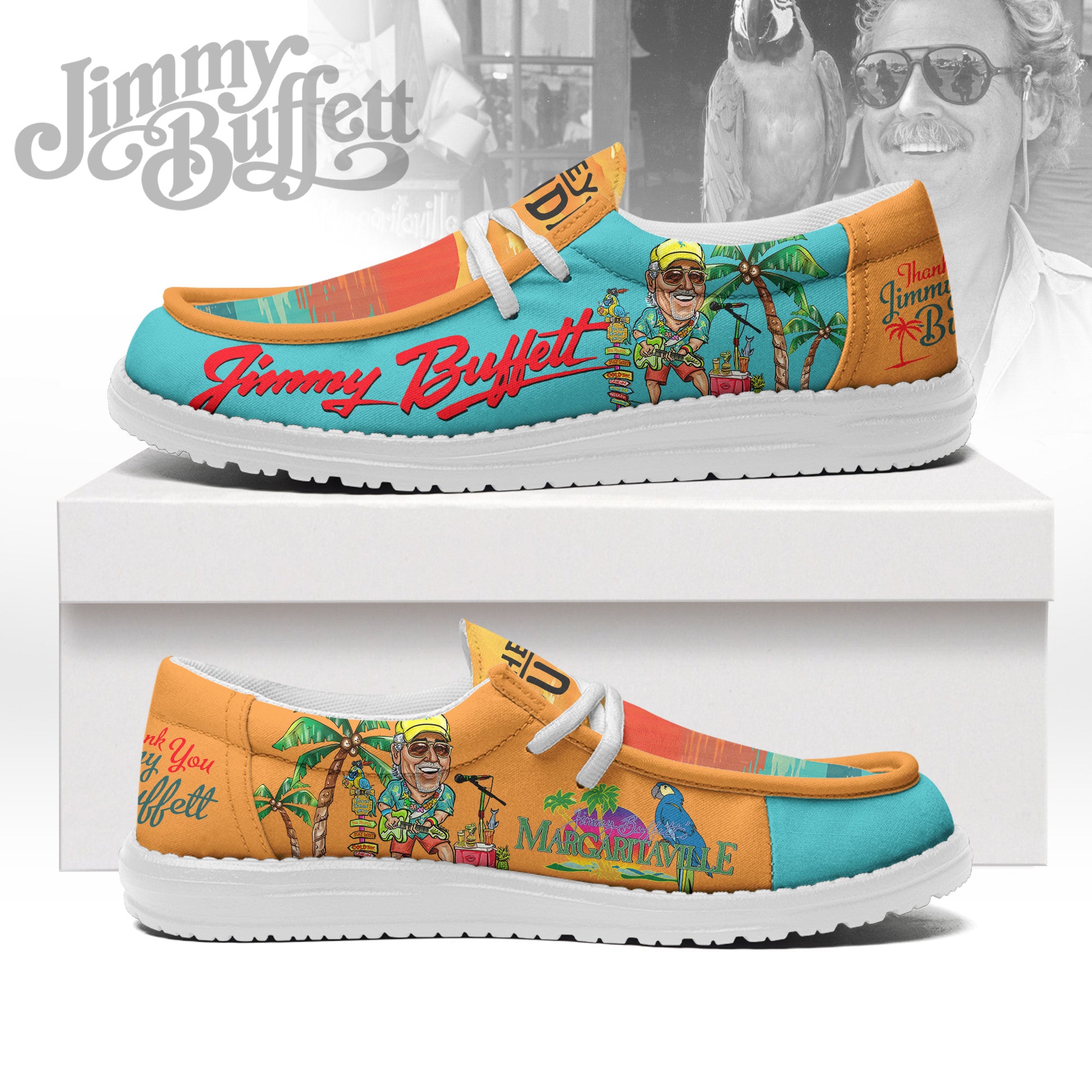 Jimmy Buffett Lace Up Loafers 2026